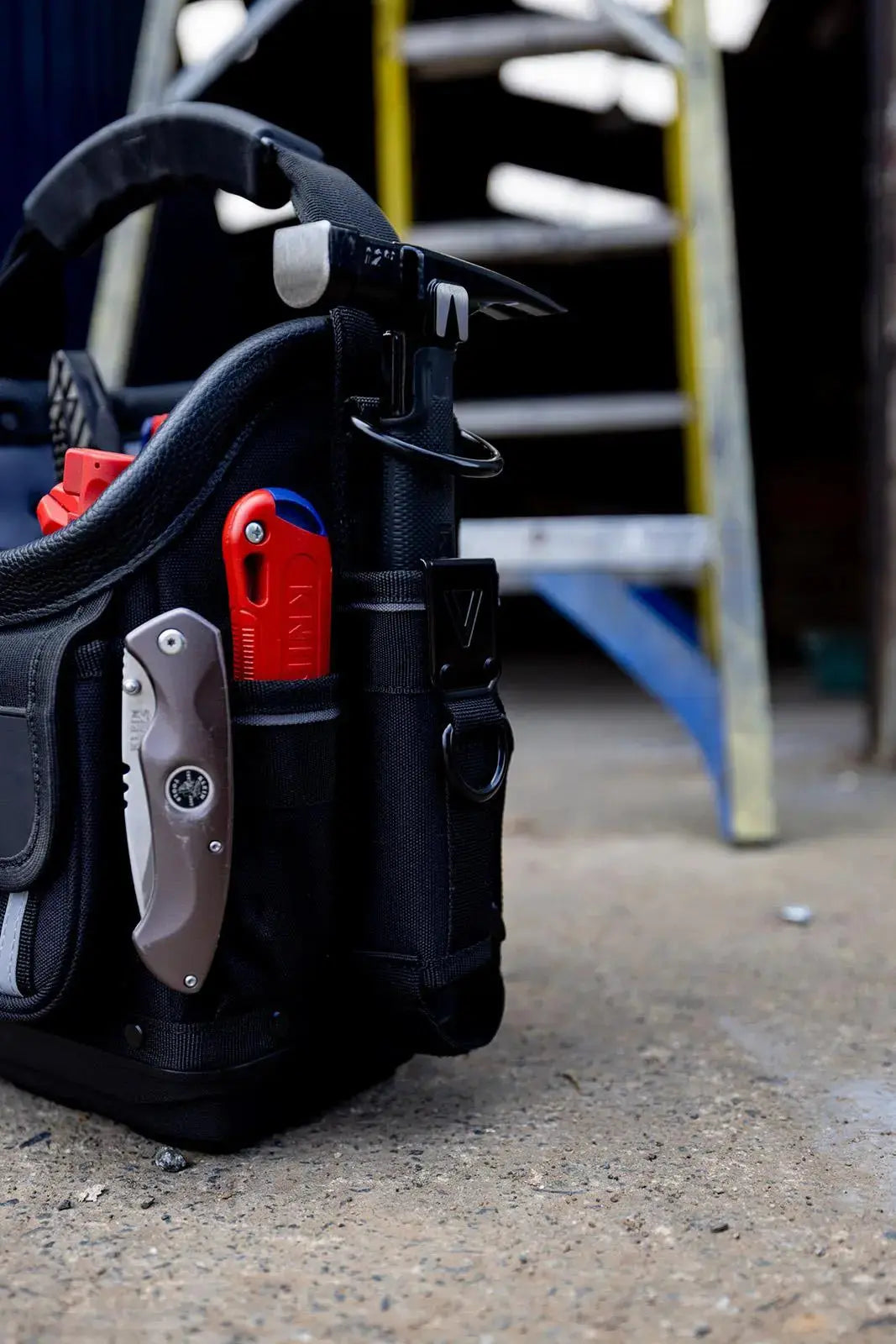 Velocity Rogue 1 Service Bag Open Tote Shadow Black Connect Compatible OT-1-B  White Rose Tools