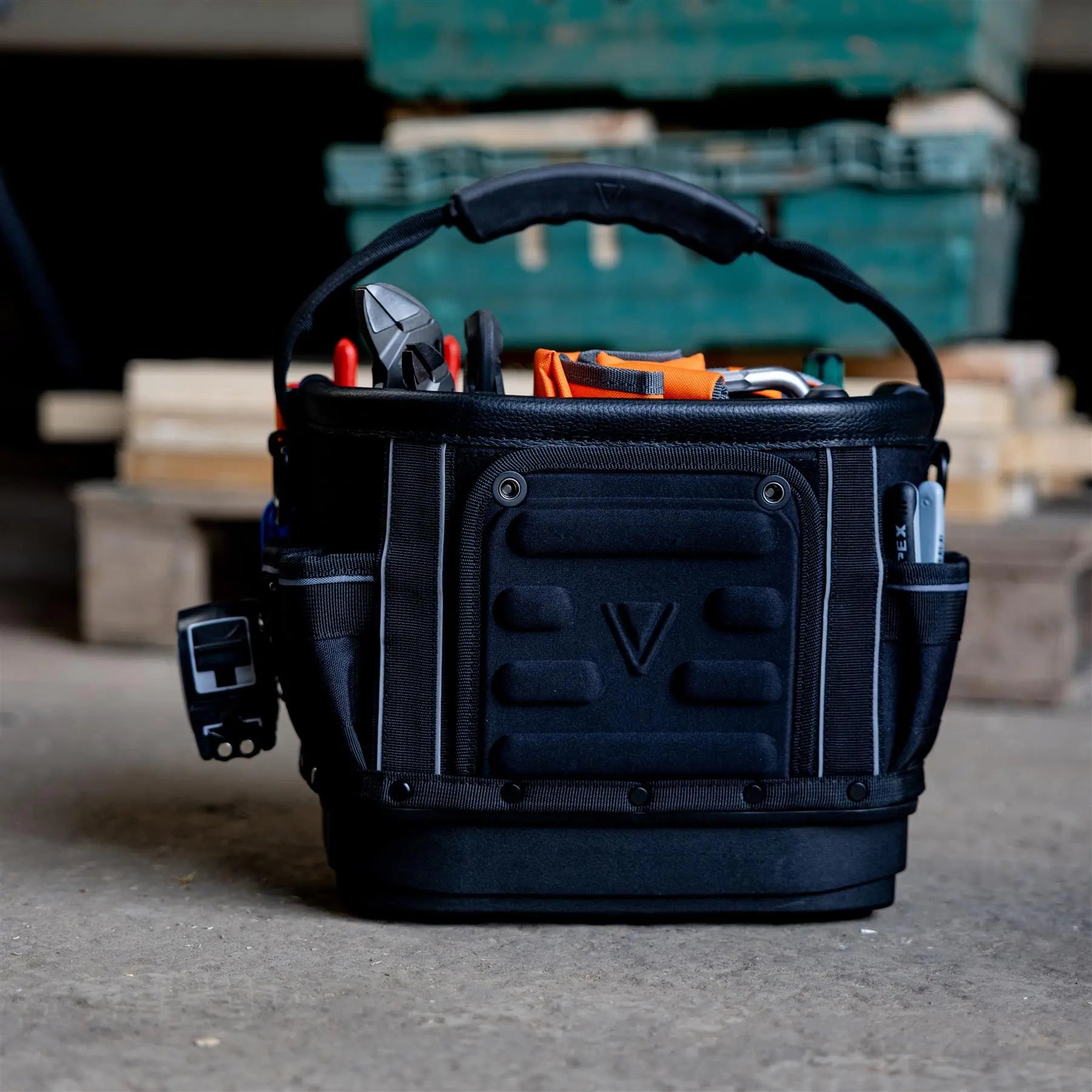 Velocity Rogue 30XS Open Tote Black OT-30XS-B  White Rose Tools