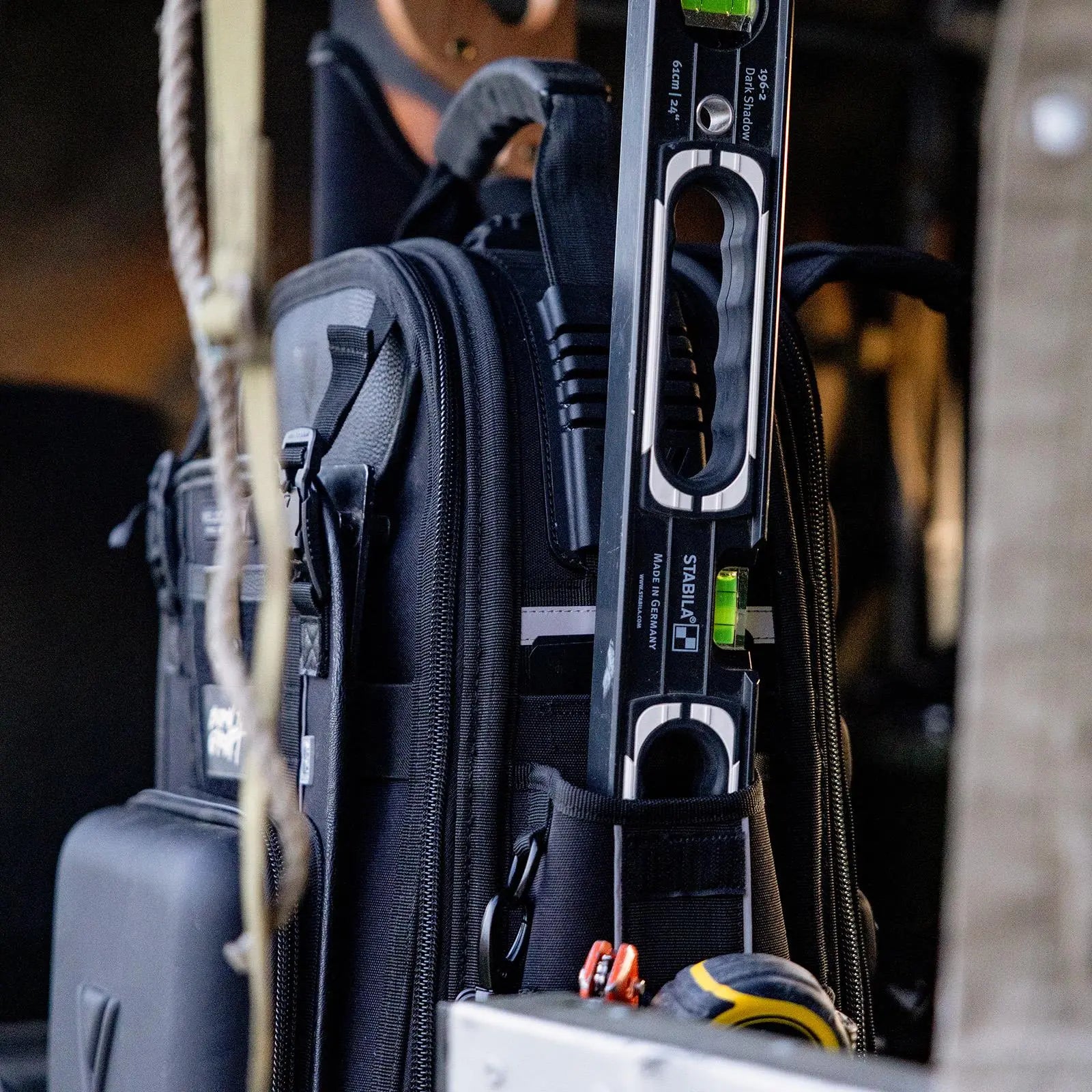 Velocity Rogue 55 Carpenter Backpack - Shadow Black - Connect Compatible BP-55-S  White Rose Tools