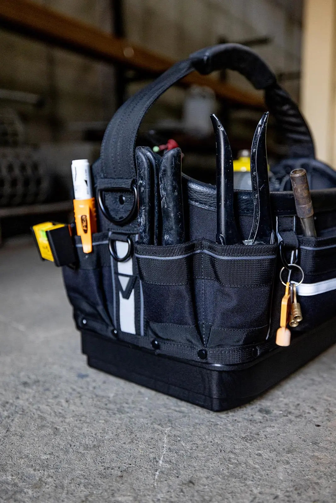 Velocity Rogue 80 PB Open Tote Soldering Bag Black Connect Compatible OT-80-B  White Rose Tools