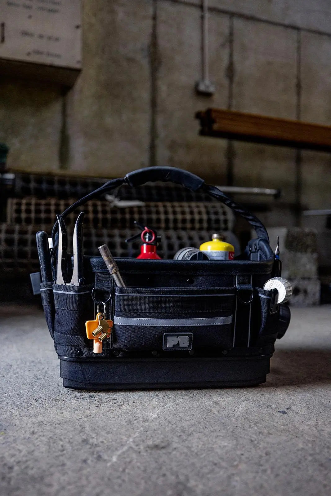 Velocity Rogue 80 PB Open Tote Soldering Bag Black Connect Compatible OT-80-B  White Rose Tools