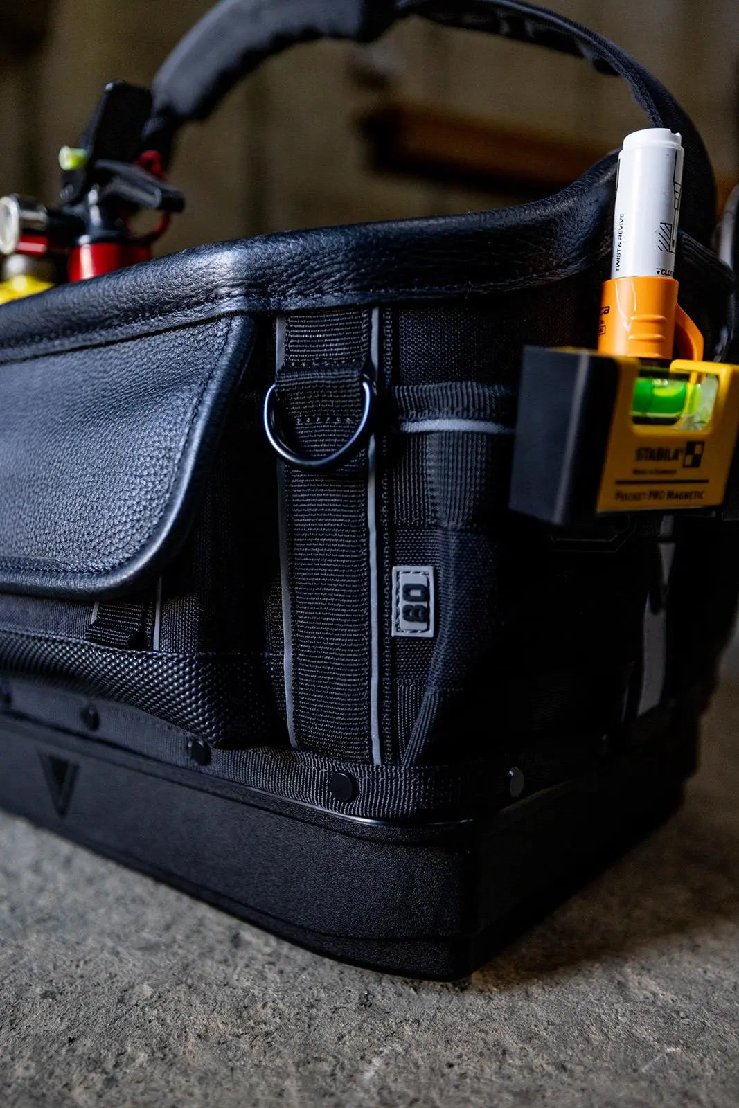 Velocity Rogue 80 PB Open Tote Soldering Bag Black Connect Compatible OT-80-B  White Rose Tools