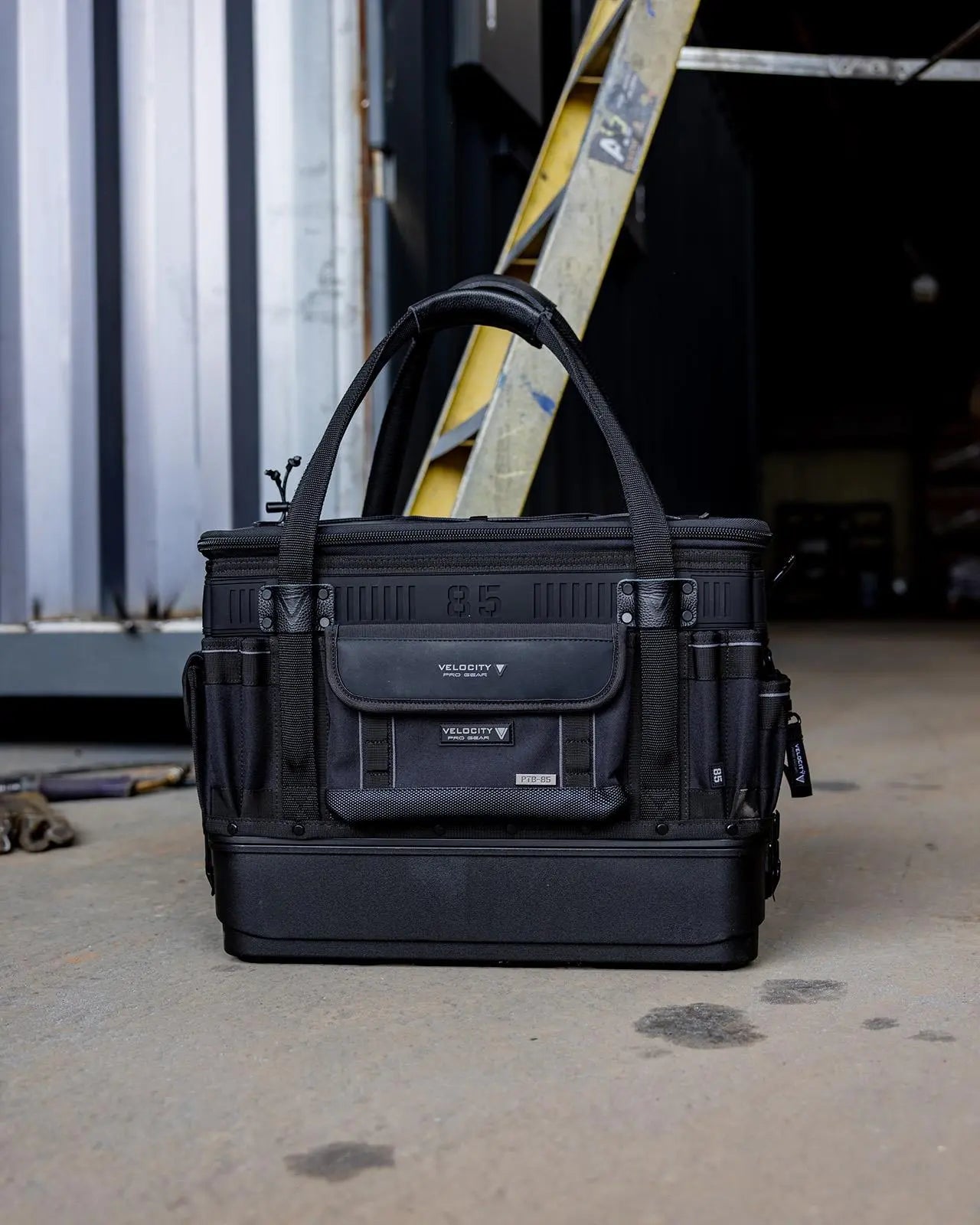 Velocity Rogue 85 Power Tool Bag Shadow Black Connect Compatible PTB-85-B  White Rose Tools