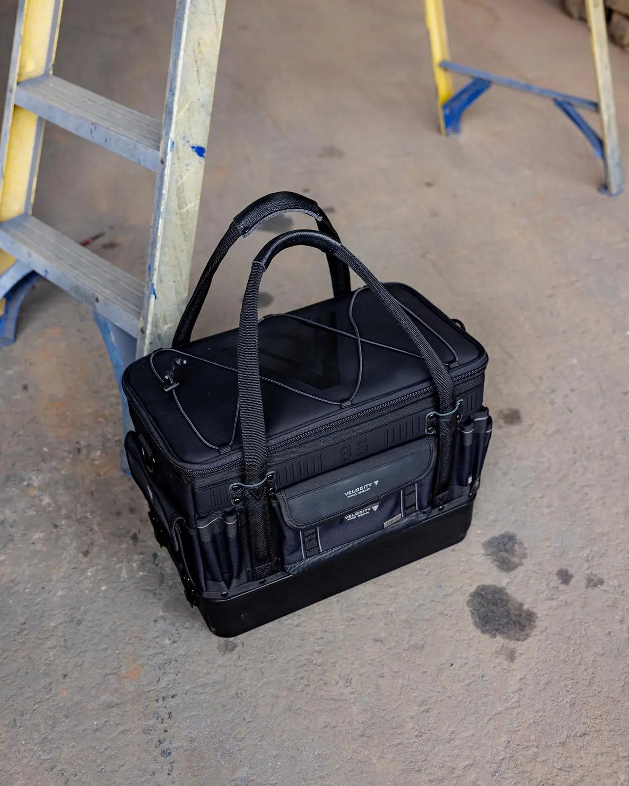 Velocity Rogue 85 Power Tool Bag Shadow Black Connect Compatible PTB-85-B  White Rose Tools