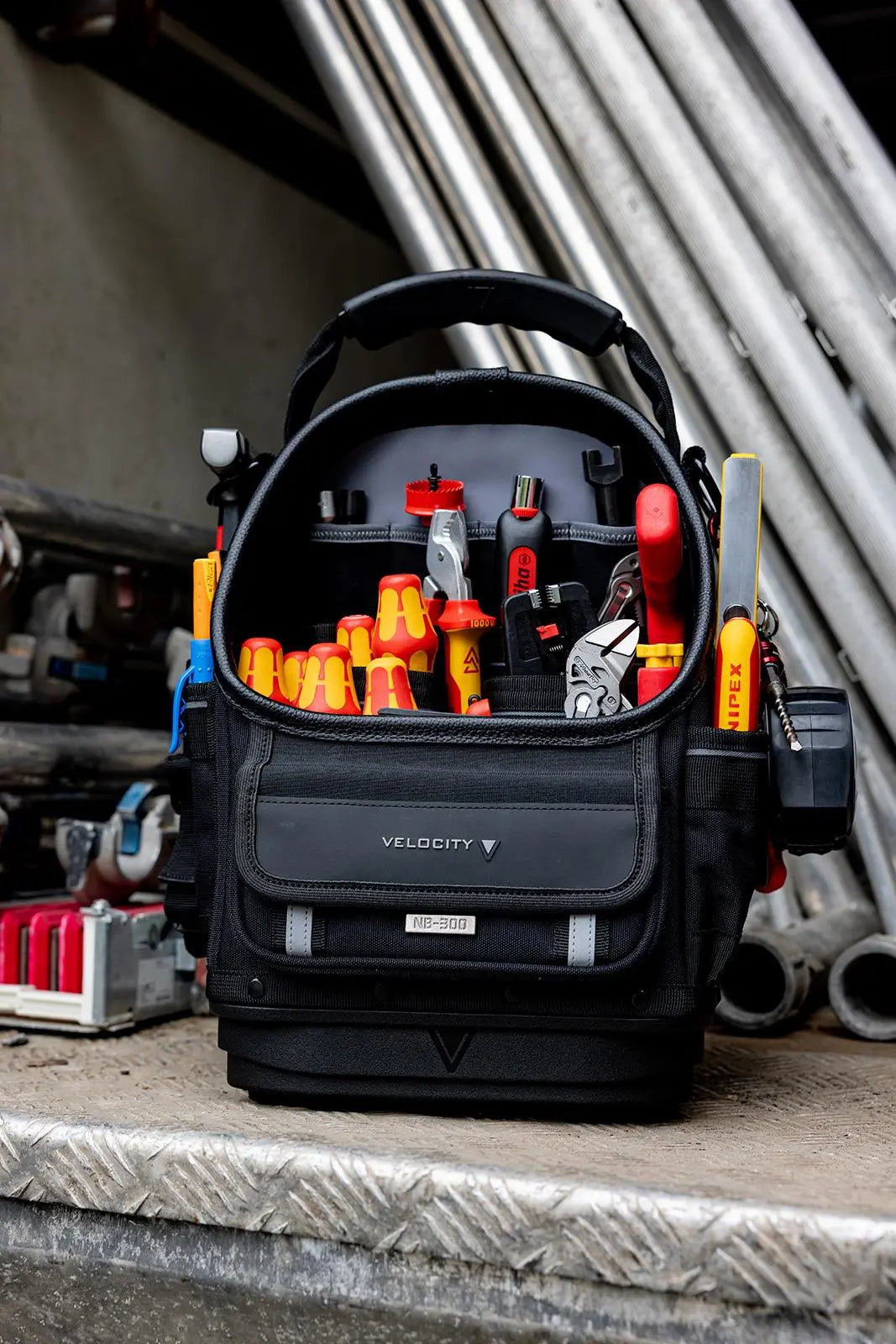 Velocity Stealth NB300 Service Bag Shadow Black Connect Compatible SB-300-B  White Rose Tools