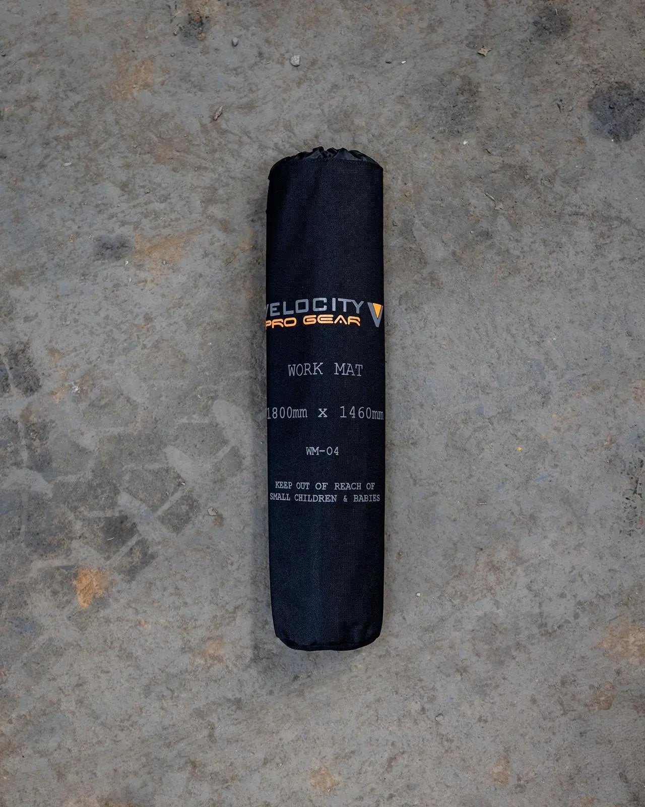 Velocity Work Mat Waterproof 1800 x 1460mm Shadow Black WM-04  White Rose Tools