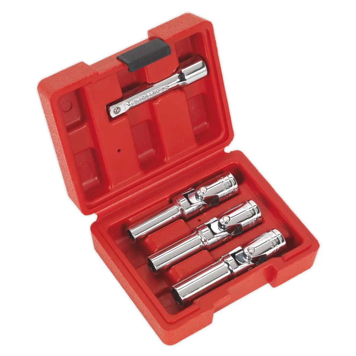 WRT Sealey Diesel Glow Plug Socket Set 4pc 3/8"Sq Drive  White Rose Tools