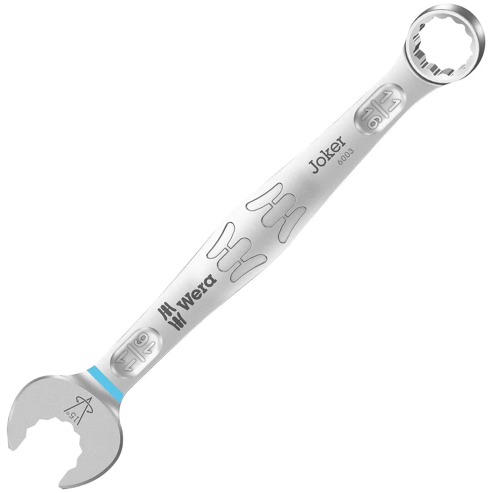 Wera 6003 Joker Combination Spanner Wrench Open End Ring Imperial 