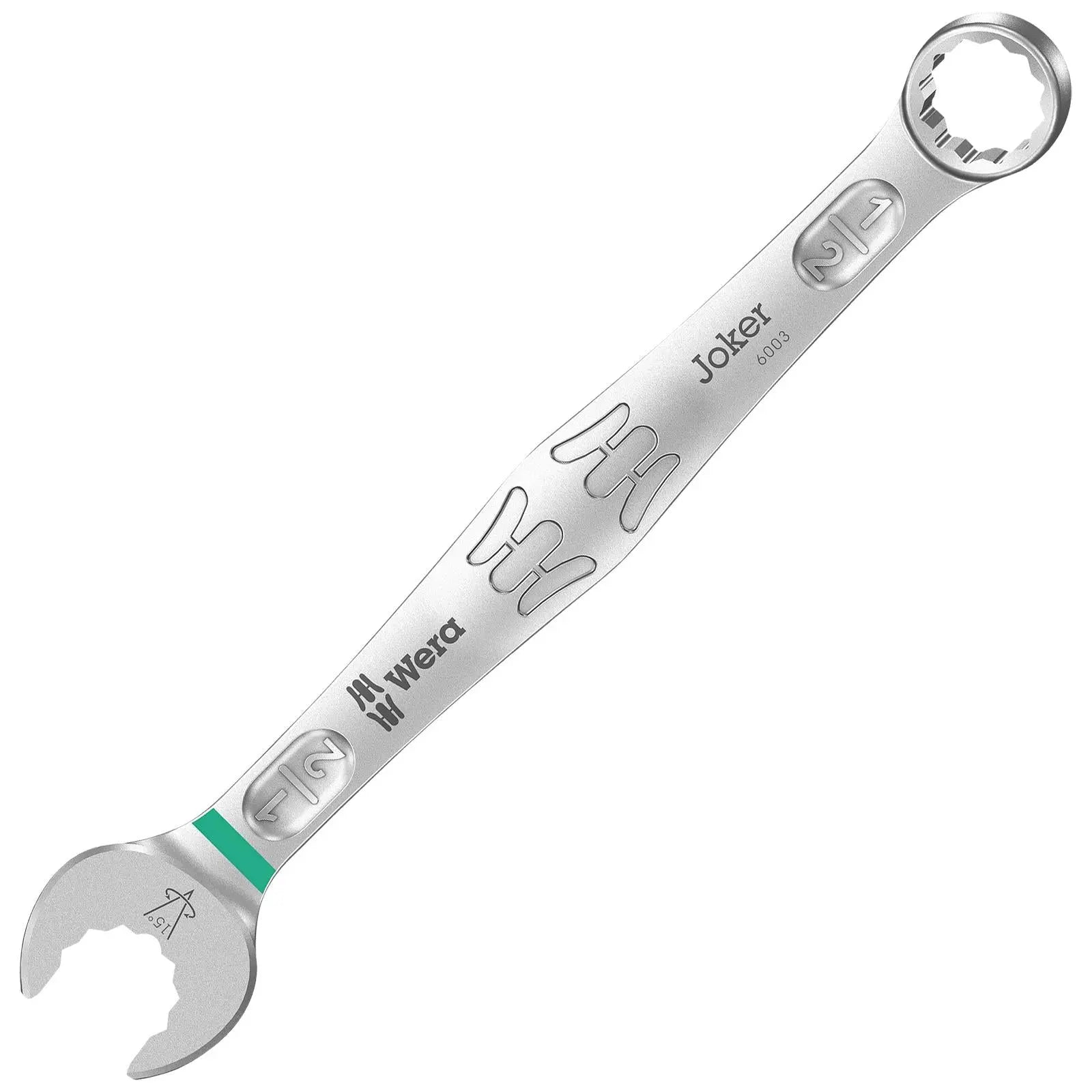 Wera 6003 Joker Combination Spanner Wrench Open End Ring Imperial 