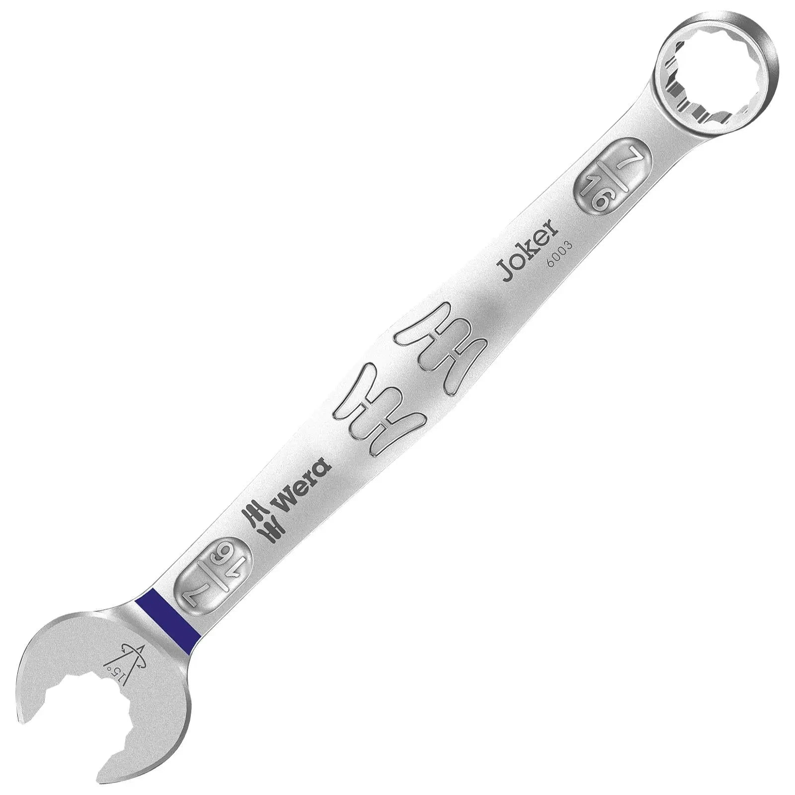 Wera 6003 Joker Combination Spanner Wrench Open End Ring Imperial 