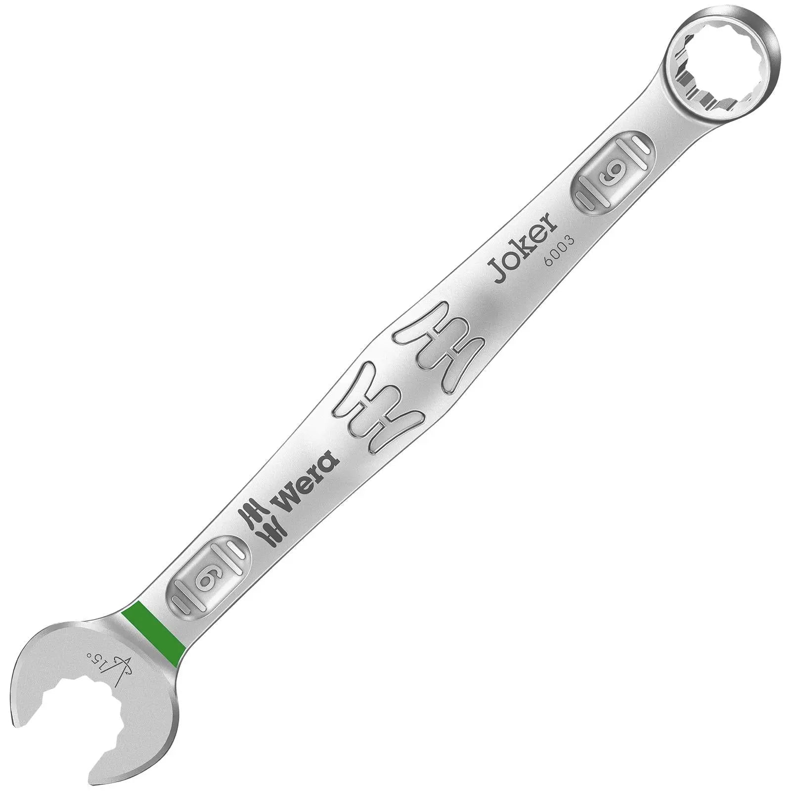 Wera 6003 Joker Combination Spanner Wrench Open End Ring Metric 