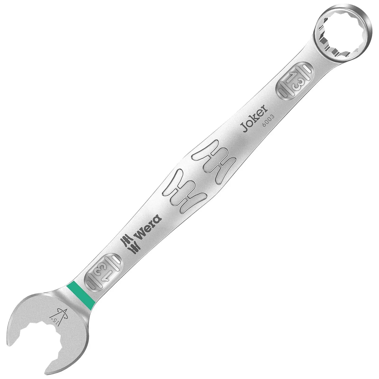 Wera 6003 Joker Combination Spanner Wrench Open End Ring Metric 
