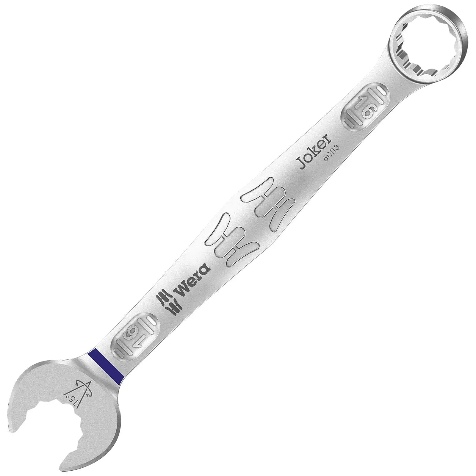 Wera 6003 Joker Combination Spanner Wrench Open End Ring Metric 