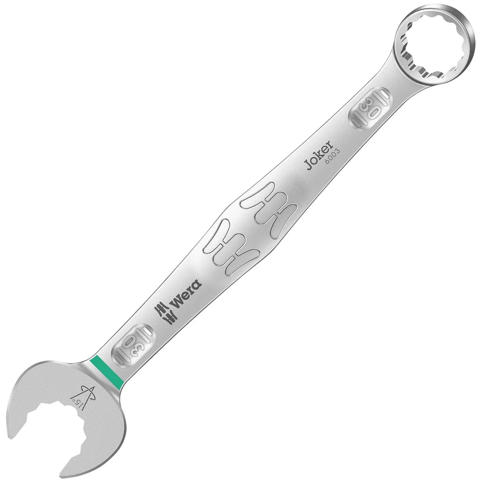 Wera 6003 Joker Combination Spanner Wrench Open End Ring Metric 