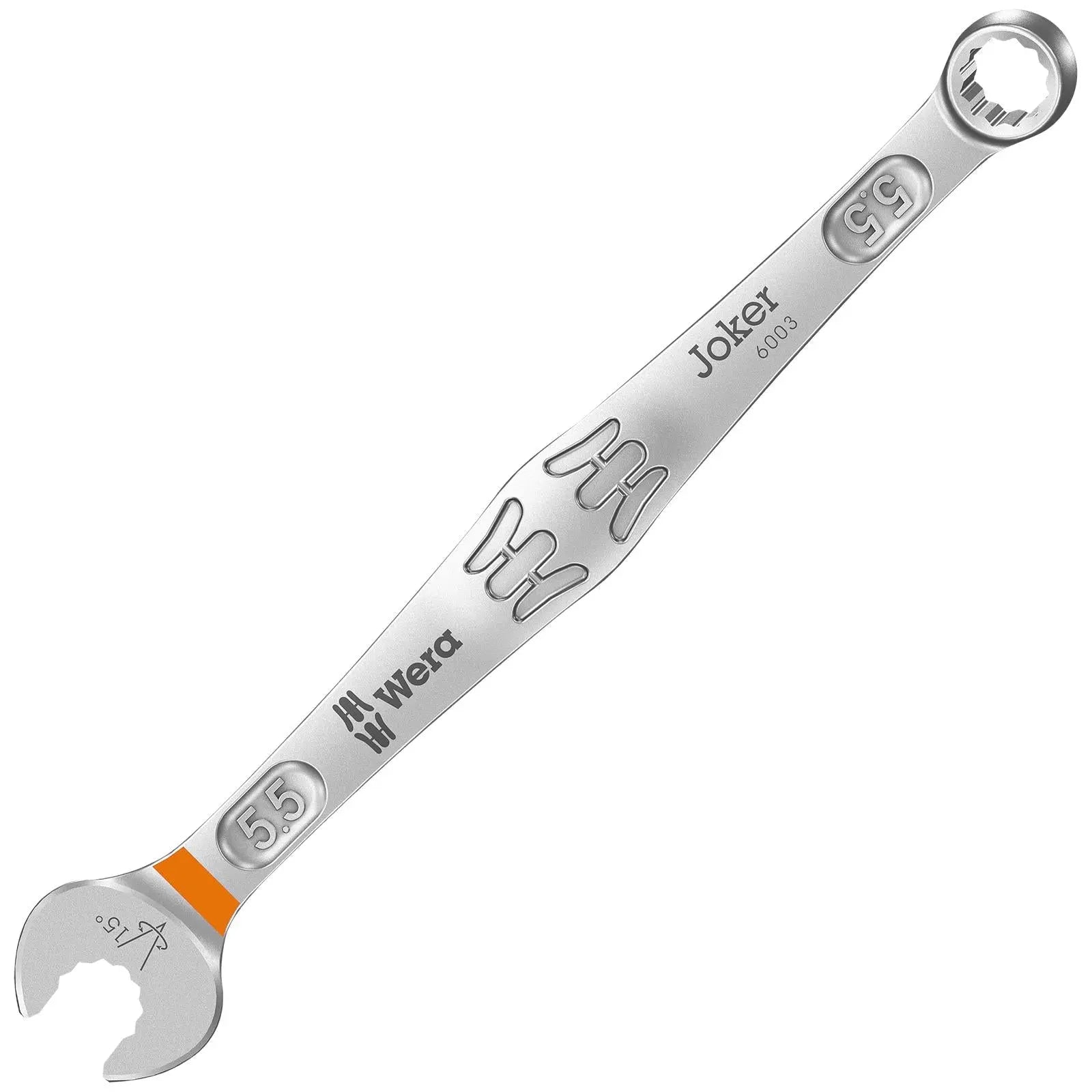 Wera 6003 Joker Combination Spanner Wrench Open End Ring Metric 