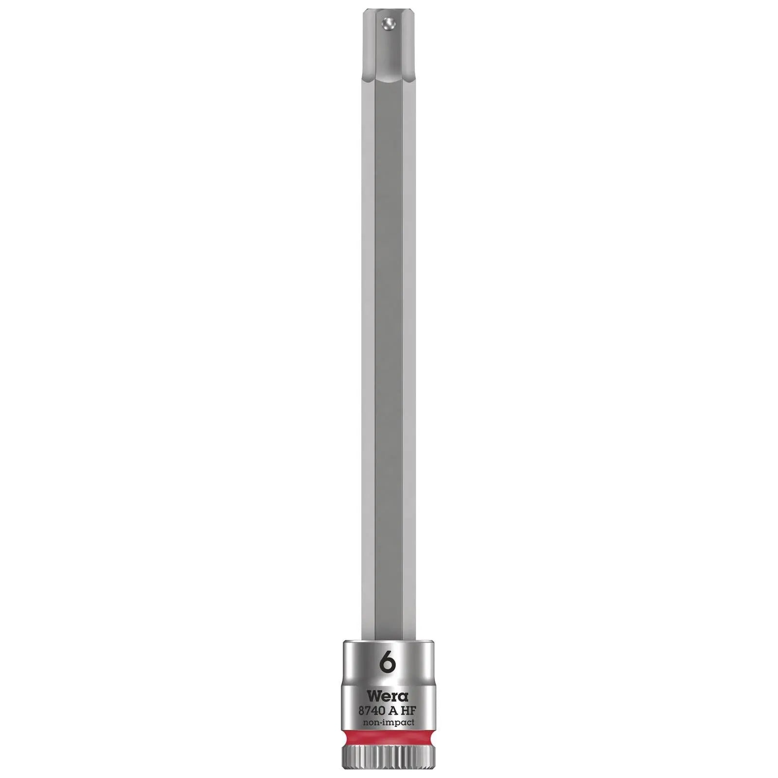 Wera 8740 A HF Zyklop Hex Bit Socket with Holding Function 1/4" Drive - Choose Size  White Rose Tools