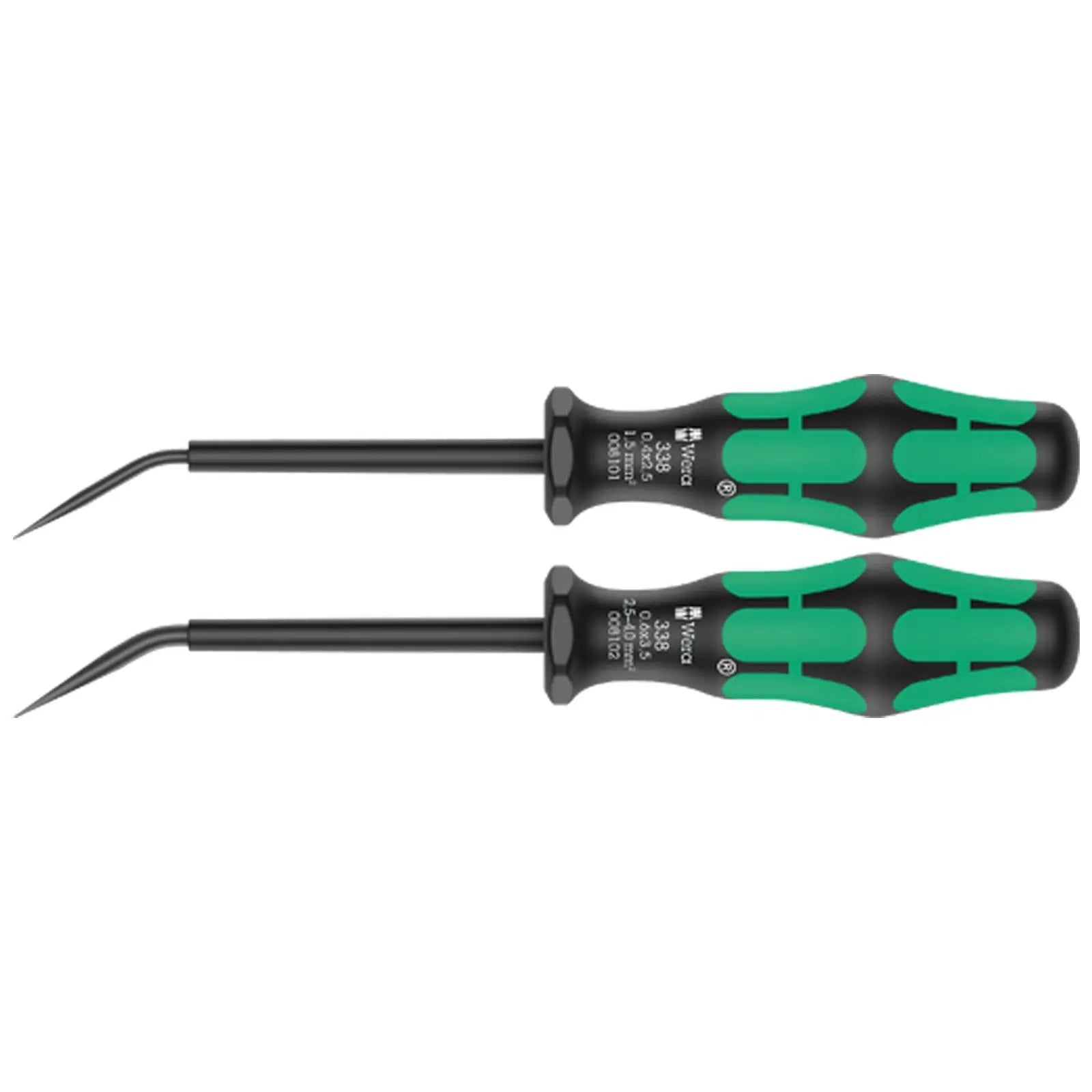 Wera Actuation Tools for Terminal Blocks Spring Cages 2 Piece 338/2  White Rose Tools