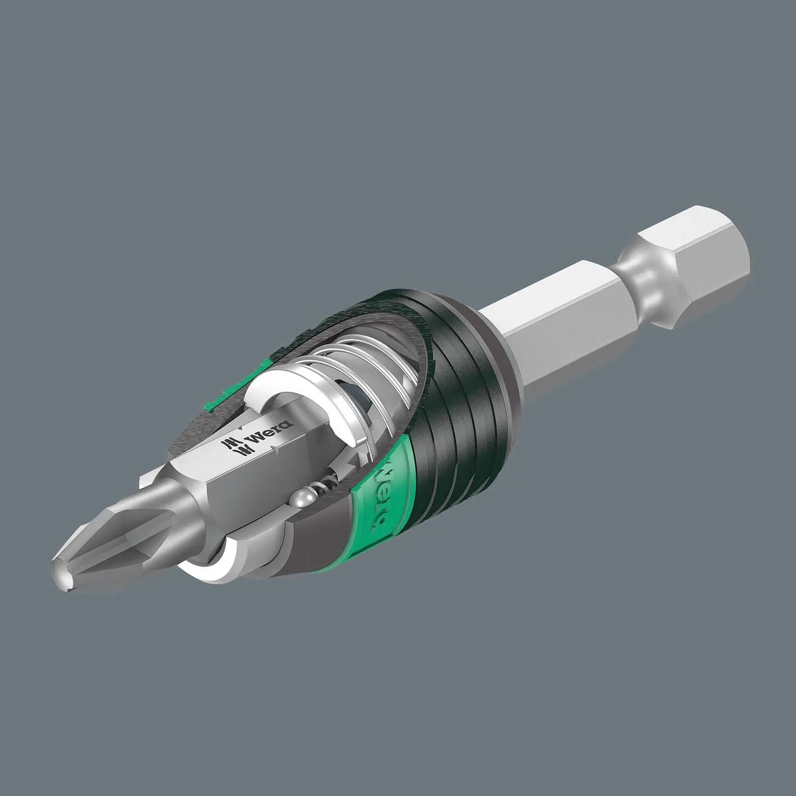 Wera Bit Holder Rapidaptor Free Running for Torque Screwdrivers with Pistol Handle 899/4/1 F 