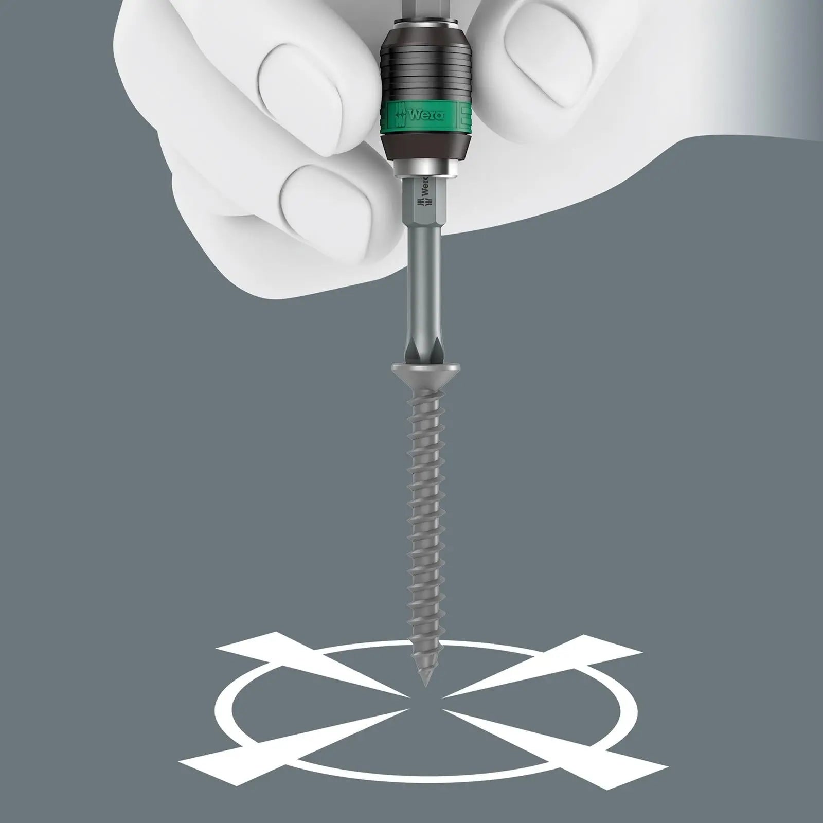 Wera Bit Holder Rapidaptor Free Running for Torque Screwdrivers with Pistol Handle 899/4/1 F 