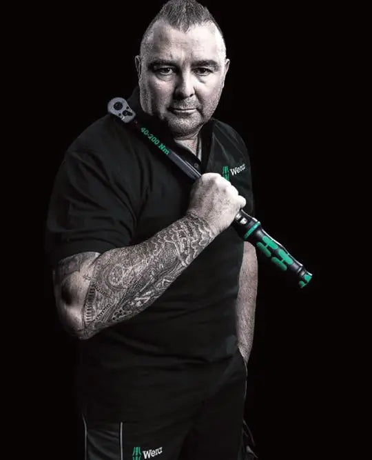 Wera Click Torque B 2 Torque Wrench 3/8" Drive with Reversible Ratchet 20-100 Nm  White Rose Tools