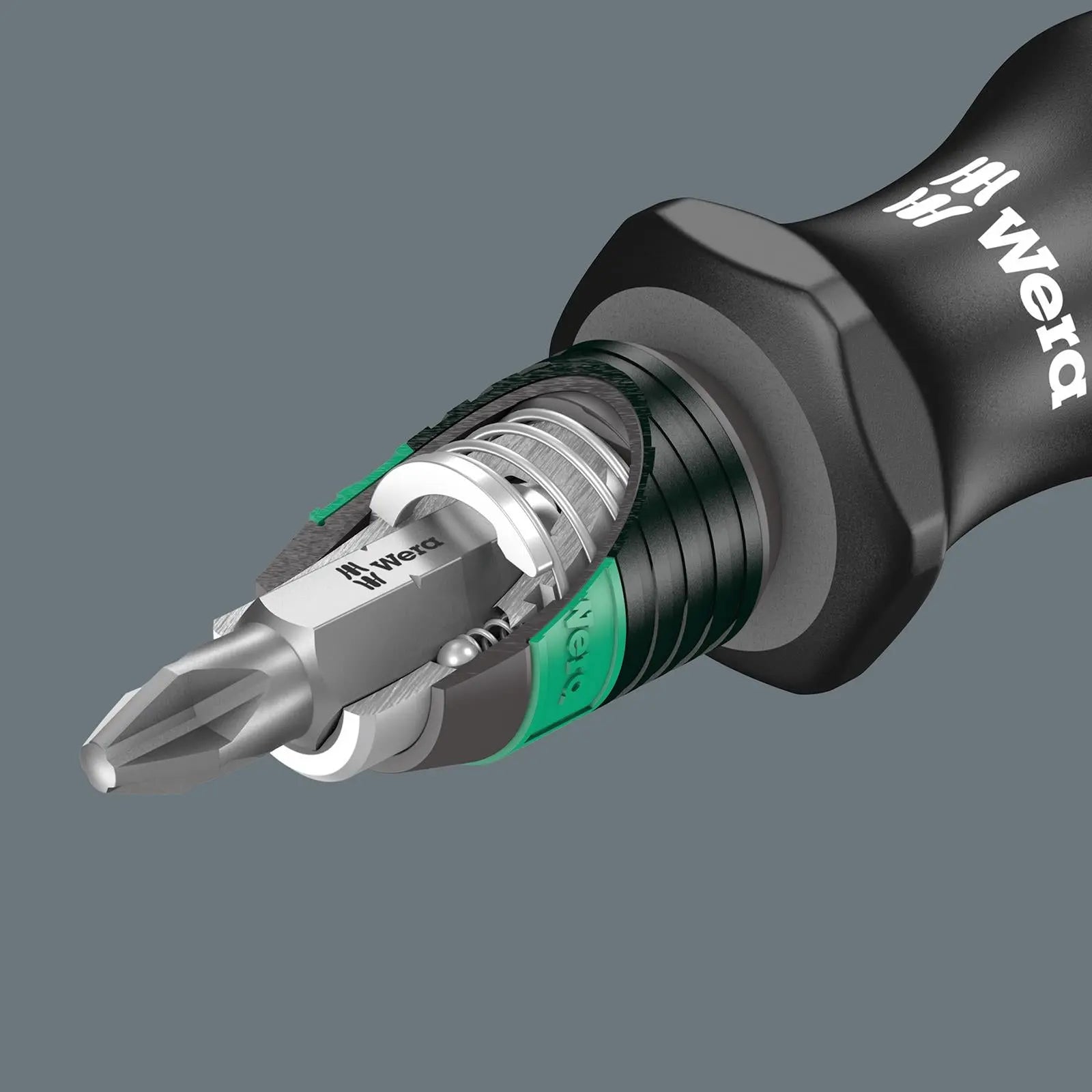 Wera Countersink Bit Set 1-Flute 8 Piece 845/8 with Screwdriver and Rapidaptor Bit Holder  White Rose Tools