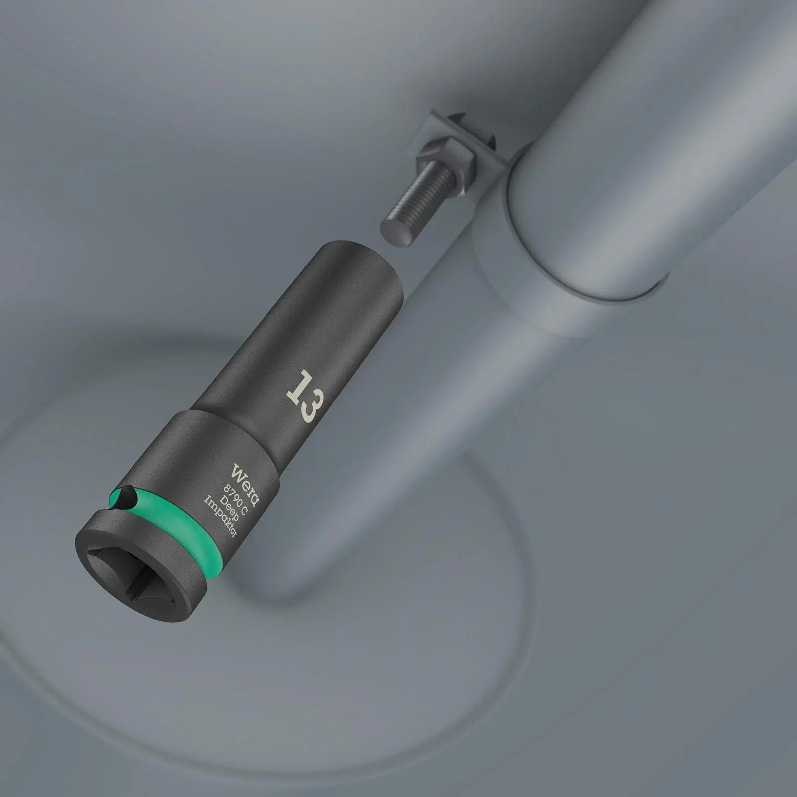 Wera Deep Impact Socket Impaktor with 1/2" Drive Zyklop 8790 C 13mm x 83mm 