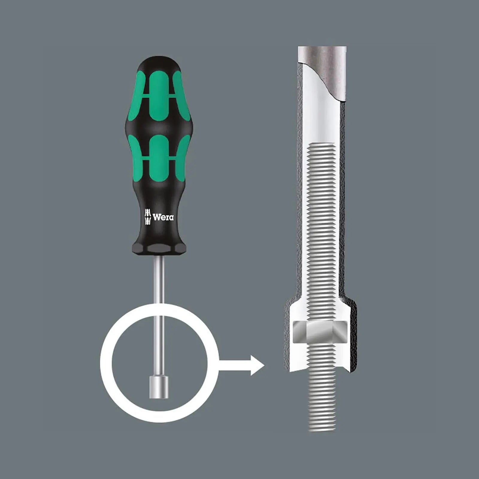Wera Foam Insert Hex Screwdriver Set 1 9713 12 Pieces 