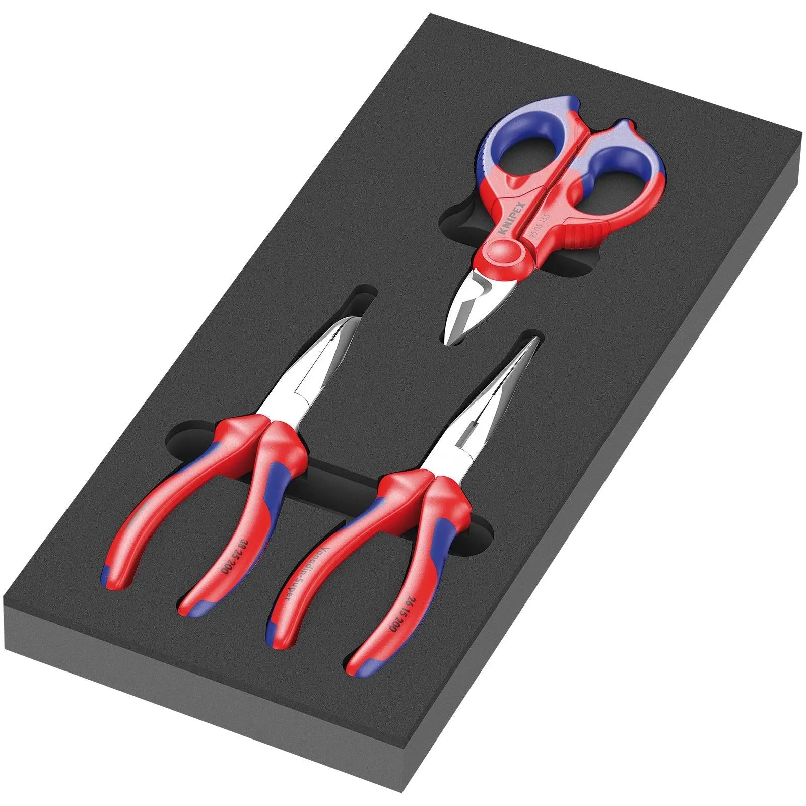 Wera Foam Insert Knipex Pliers Set 2 9781 3 Pieces 