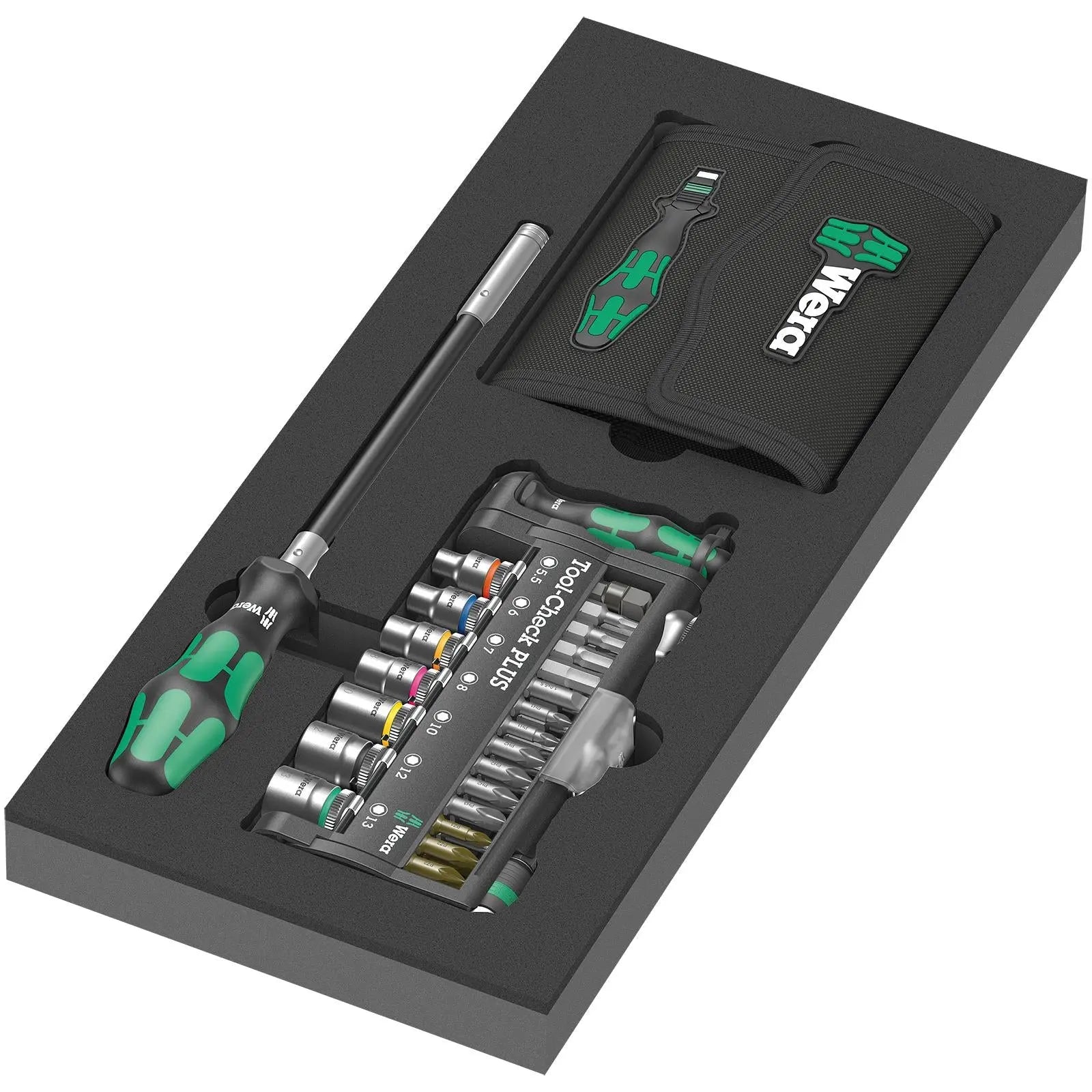 Wera Foam Insert Kraftform Kompakt and Tool-Check Plus Set 1 9750 57 Pieces 