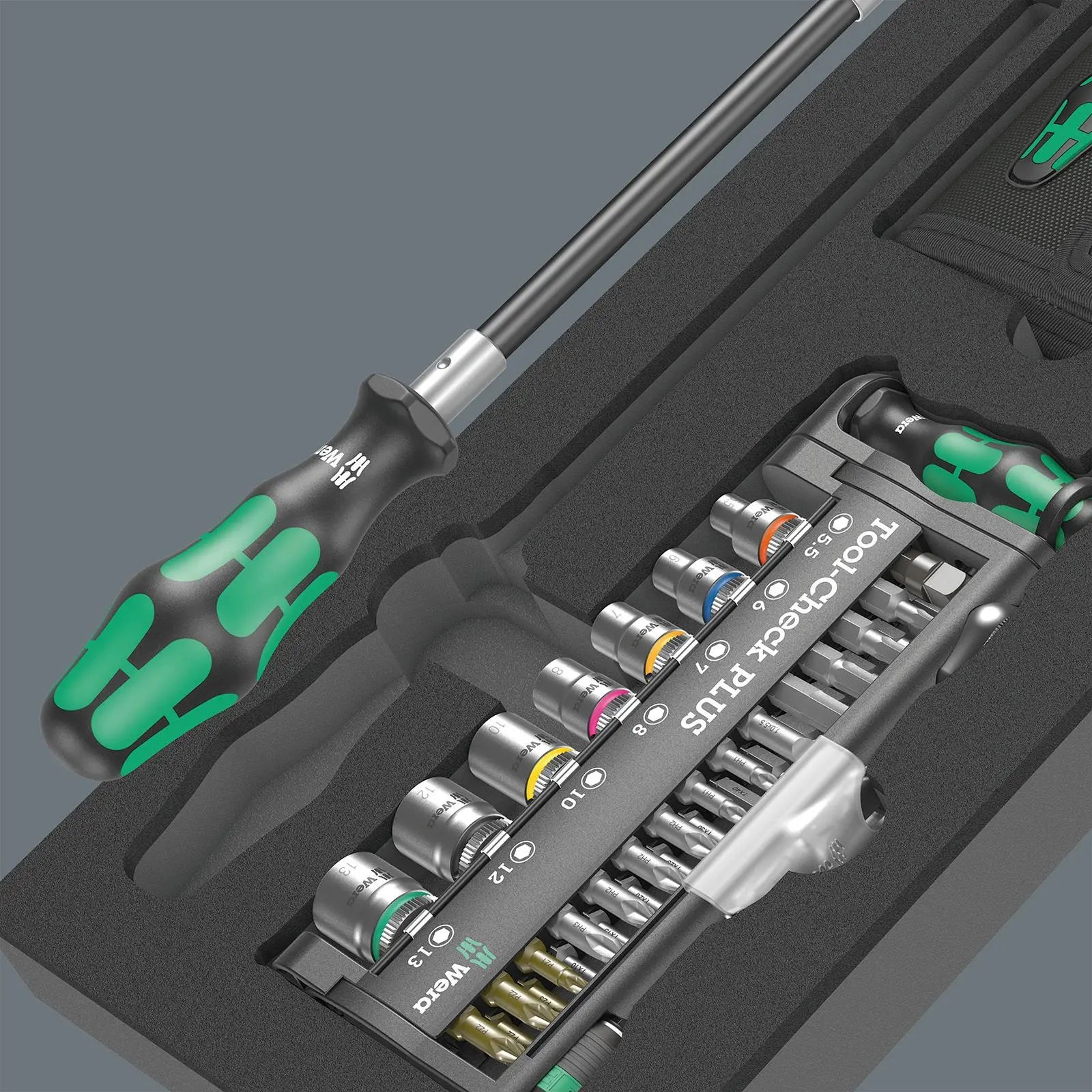 Wera Foam Insert Kraftform Kompakt and Tool-Check Plus Set 1 9750 57 Pieces 