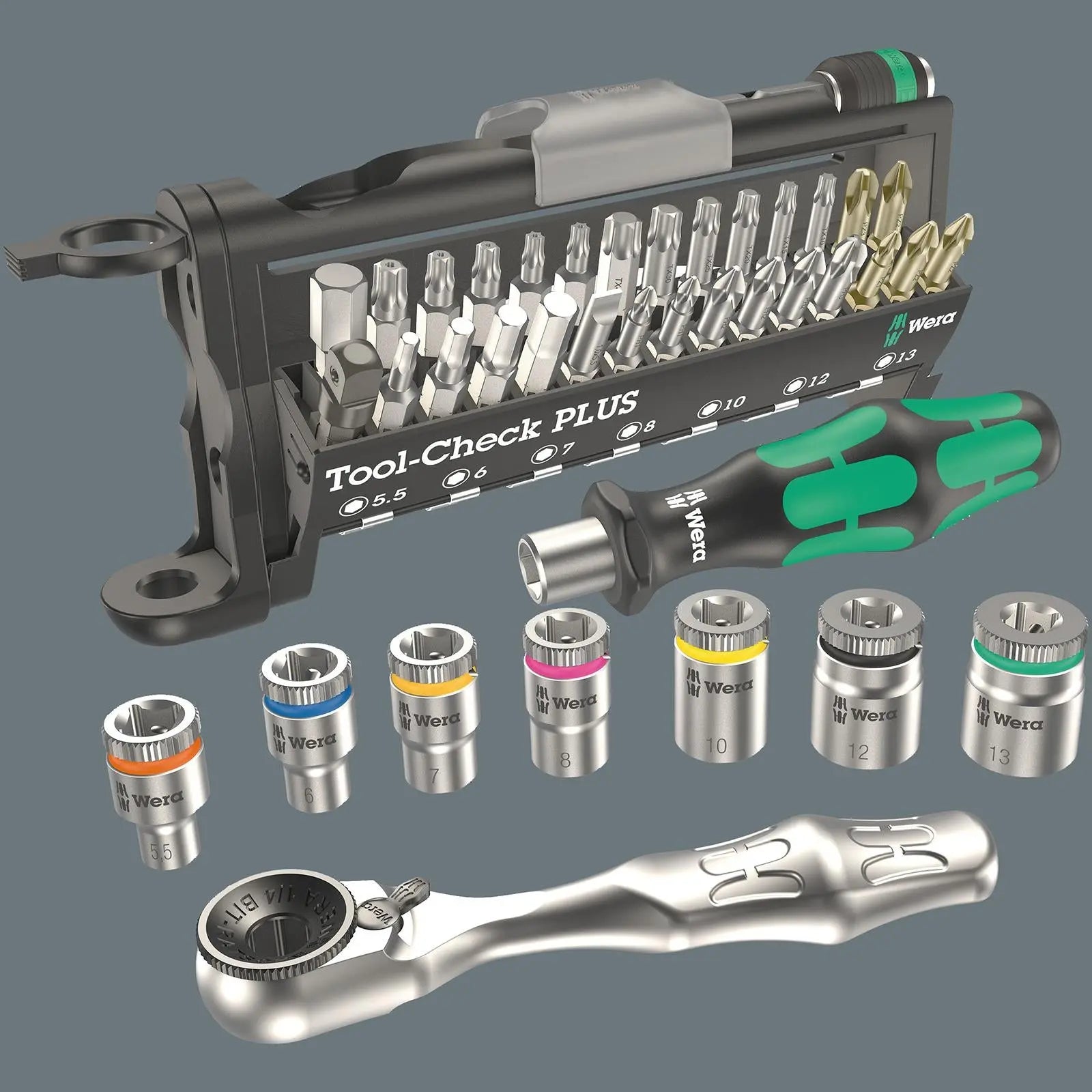 Wera Foam Insert Kraftform Kompakt and Tool-Check Plus Set 1 9750 57 Pieces 