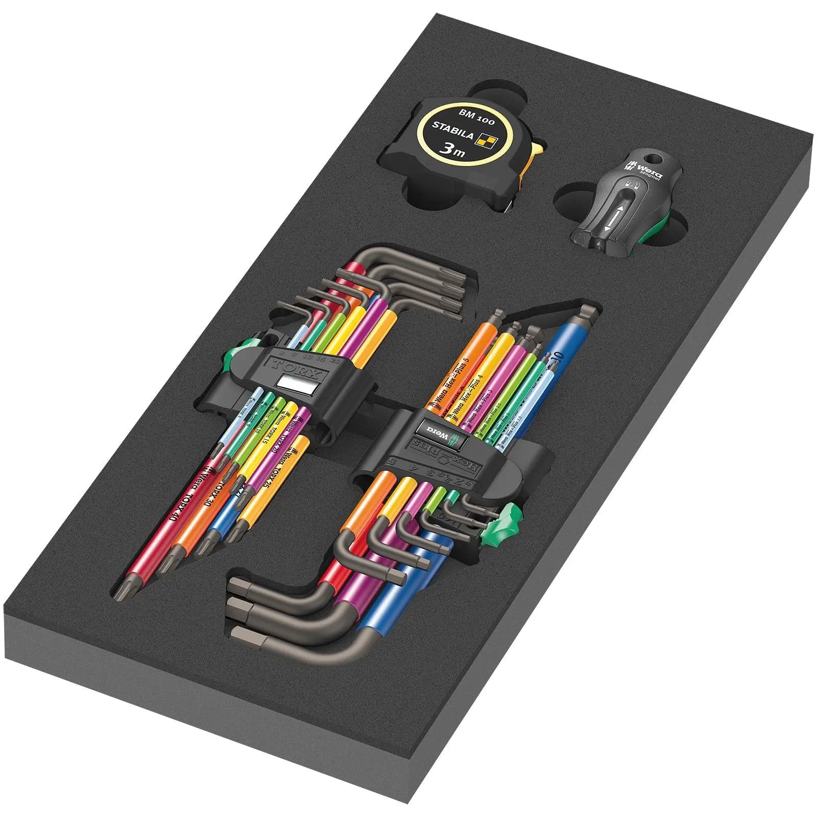 Wera Foam Insert L-Key Set 1 9740 20 Pieces 