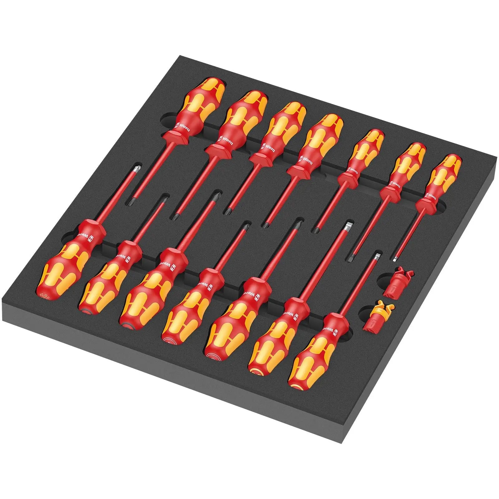 Wera Foam Insert VDE Screwdriver Set 1 9711 16 Pieces 