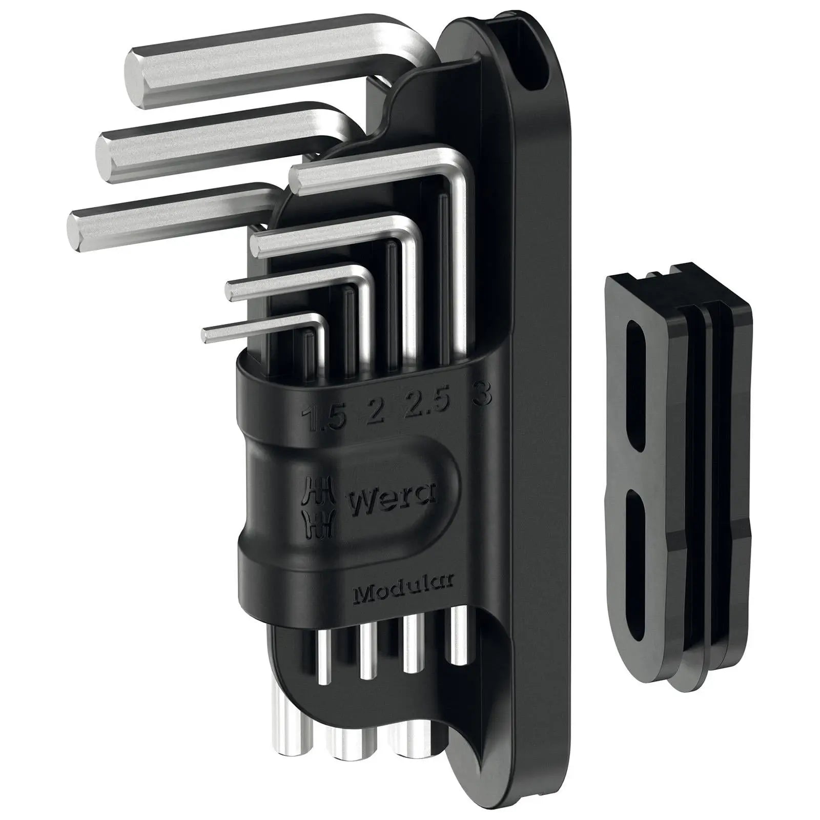 Wera Hex Key Set 7 Pieces 1.5-6mm Tool Check Modular L-Keys Hex-Plus 1  White Rose Tools