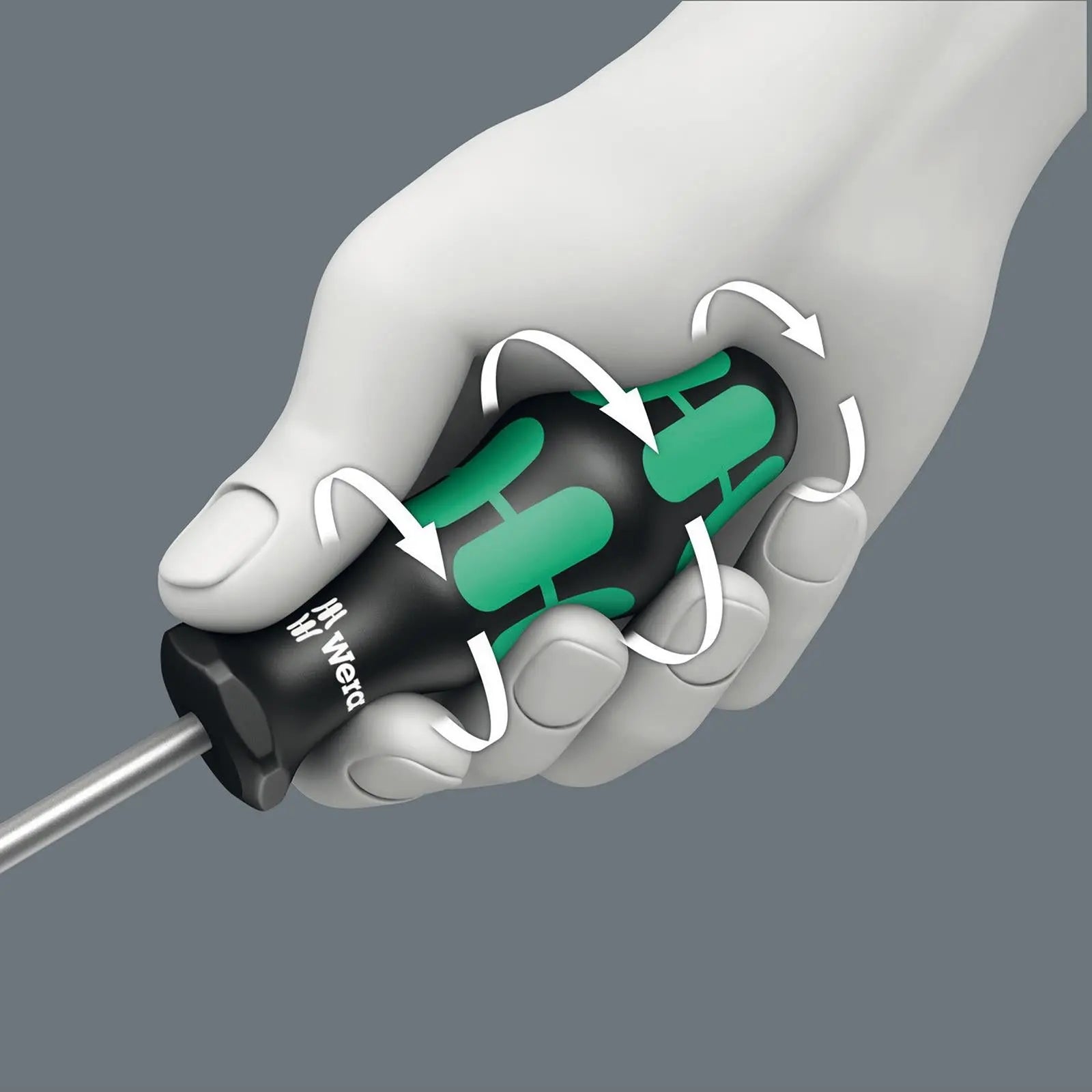 Wera Hose Clamp Screwdriver Flexible 391 for Hex Head Screws Kraftform Plus  White Rose Tools