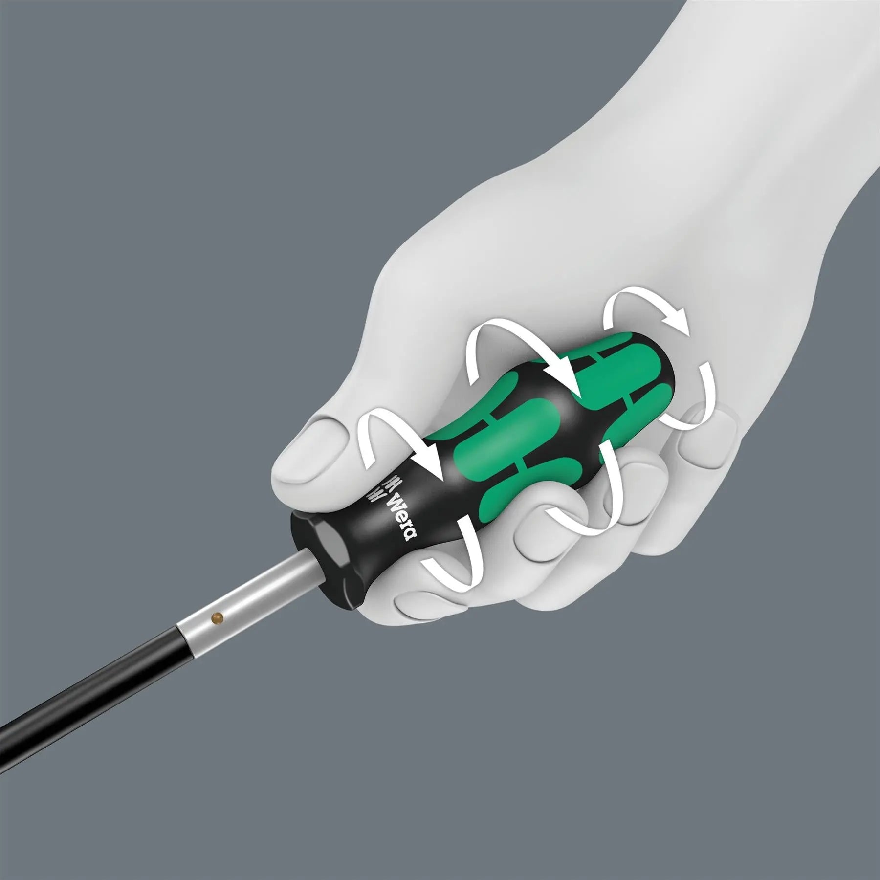 Wera Hose Clamp Screwdriver Flexible 391 for Hex Head Screws Kraftform Plus  White Rose Tools