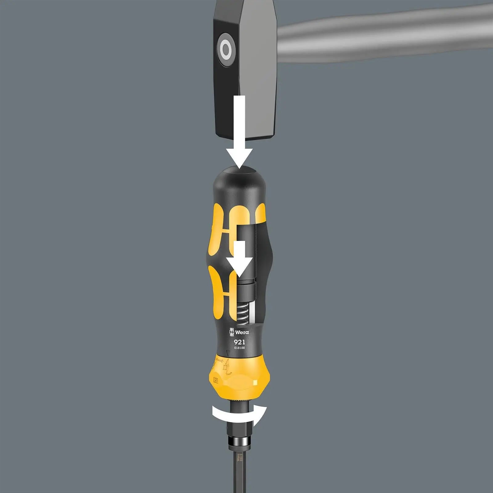 Wera Impact Screwdriver 921 Kraftform Plus Series 900 1/4" Hex 