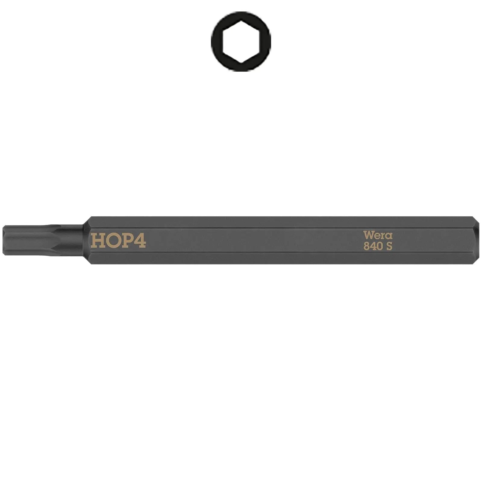 Wera Impact Screwdriver Bit for use with 921 Impact Screwdriver Slotted Hex Phillips Pozi Torx Square  White Rose Tools