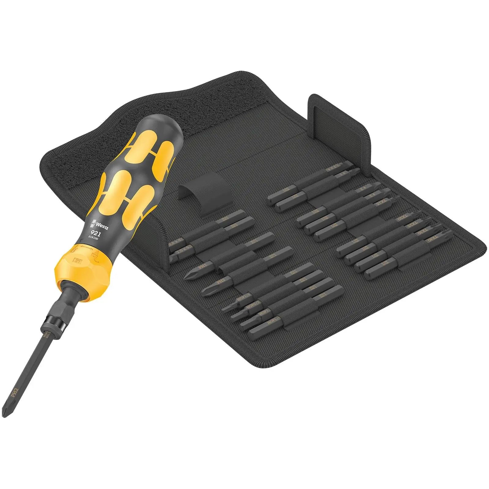 Wera Impact Screwdriver Kraftform Kompakt 900 Imperial Set 1 19 Pieces in Case 