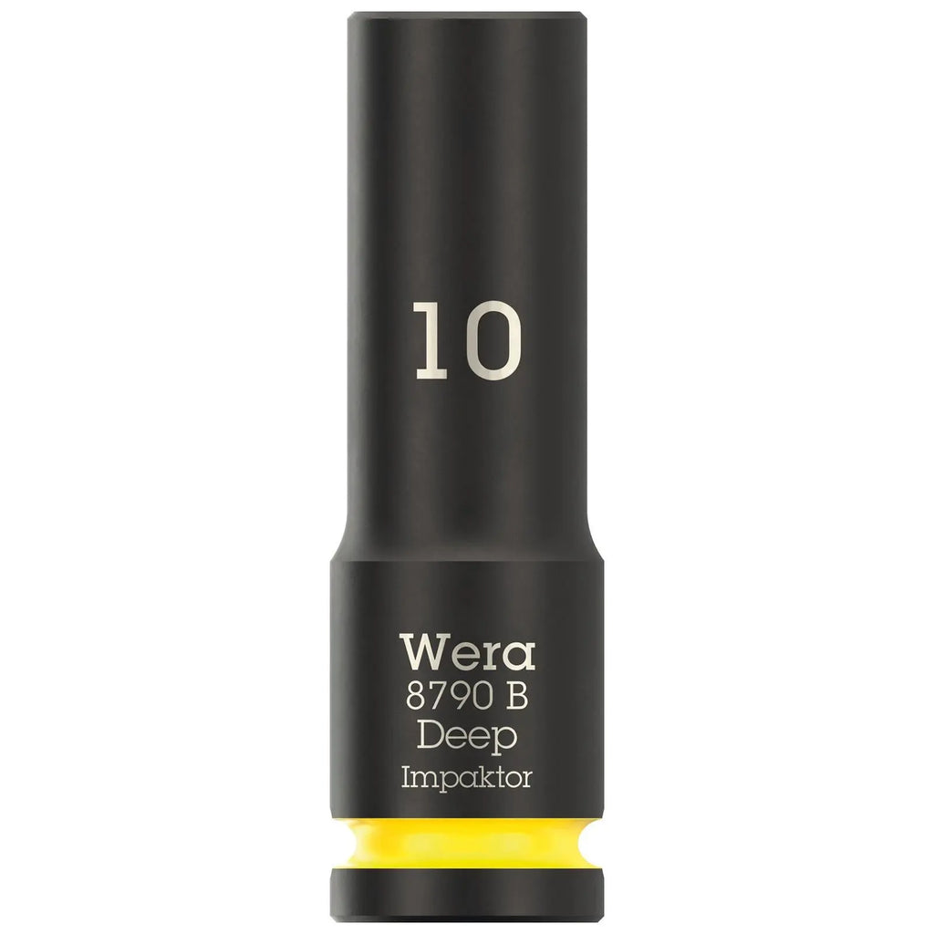 Wera Impact Socket Deep 3/8" Drive 8790 B Impaktor Metric Imperial - Choose Size  White Rose Tools