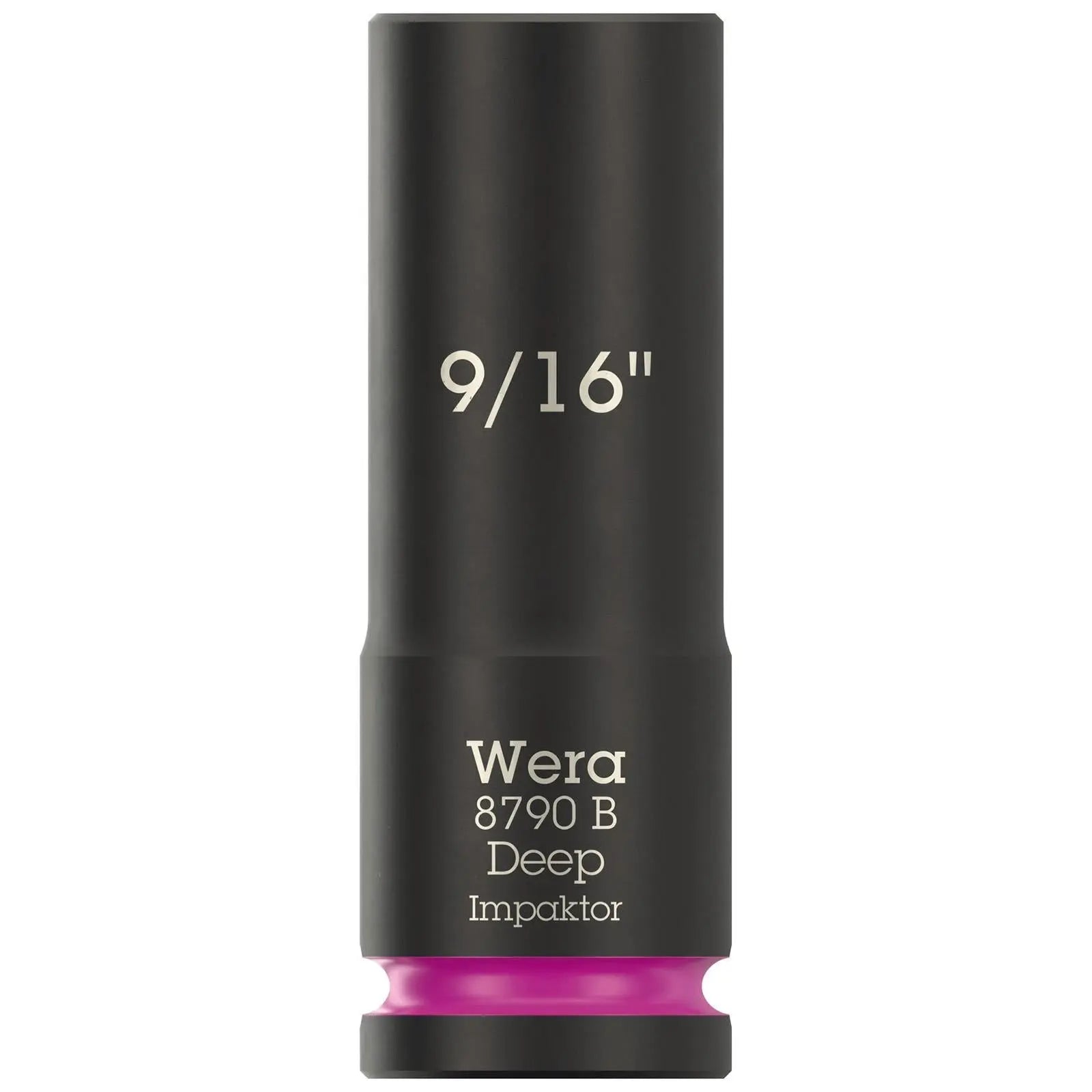 Wera Impact Socket Deep 3/8" Drive 8790 B Impaktor Metric Imperial - Choose Size  White Rose Tools