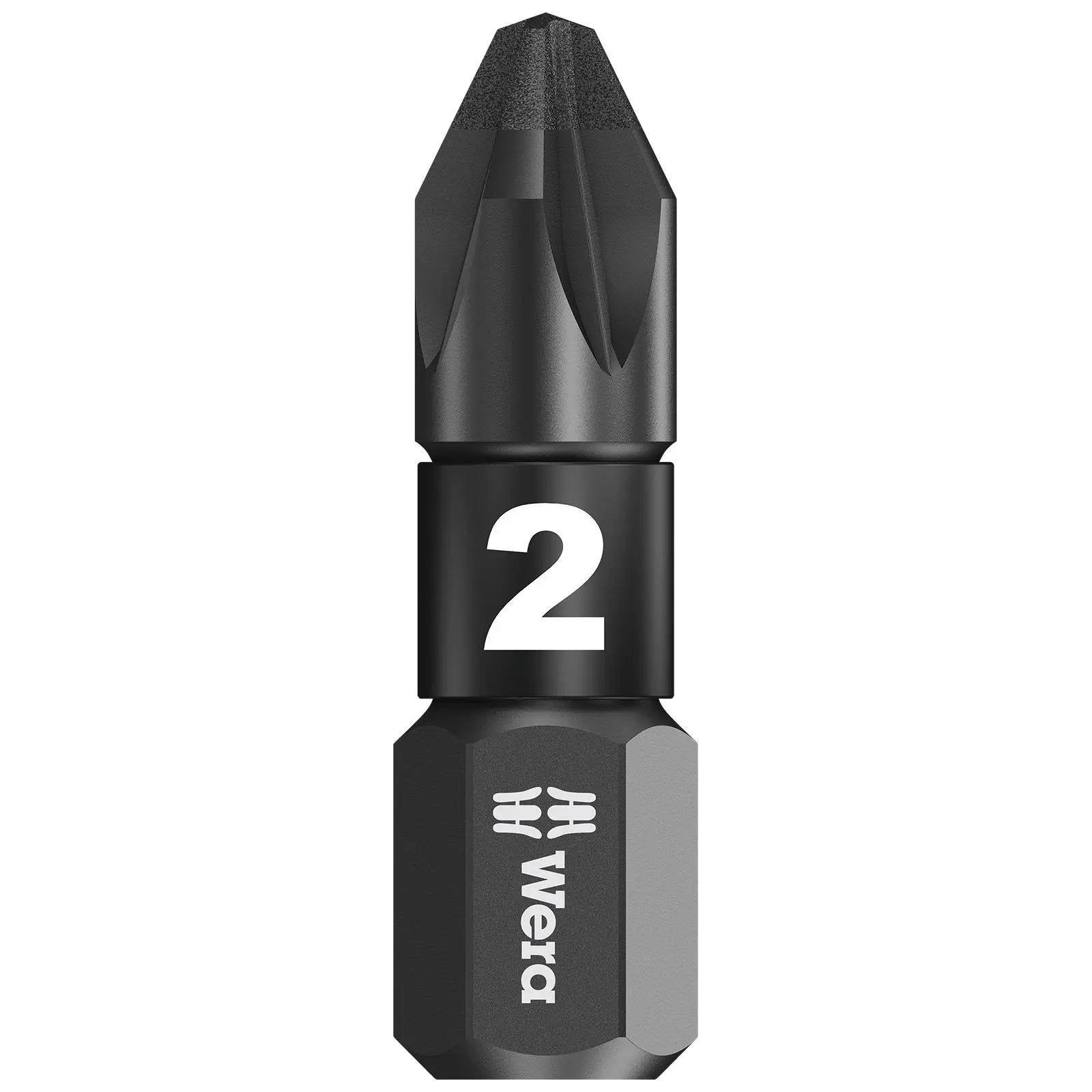 Wera Impaktor Bit Box PZ2 x 25mm 15 Pieces Diamond Coated Tips 