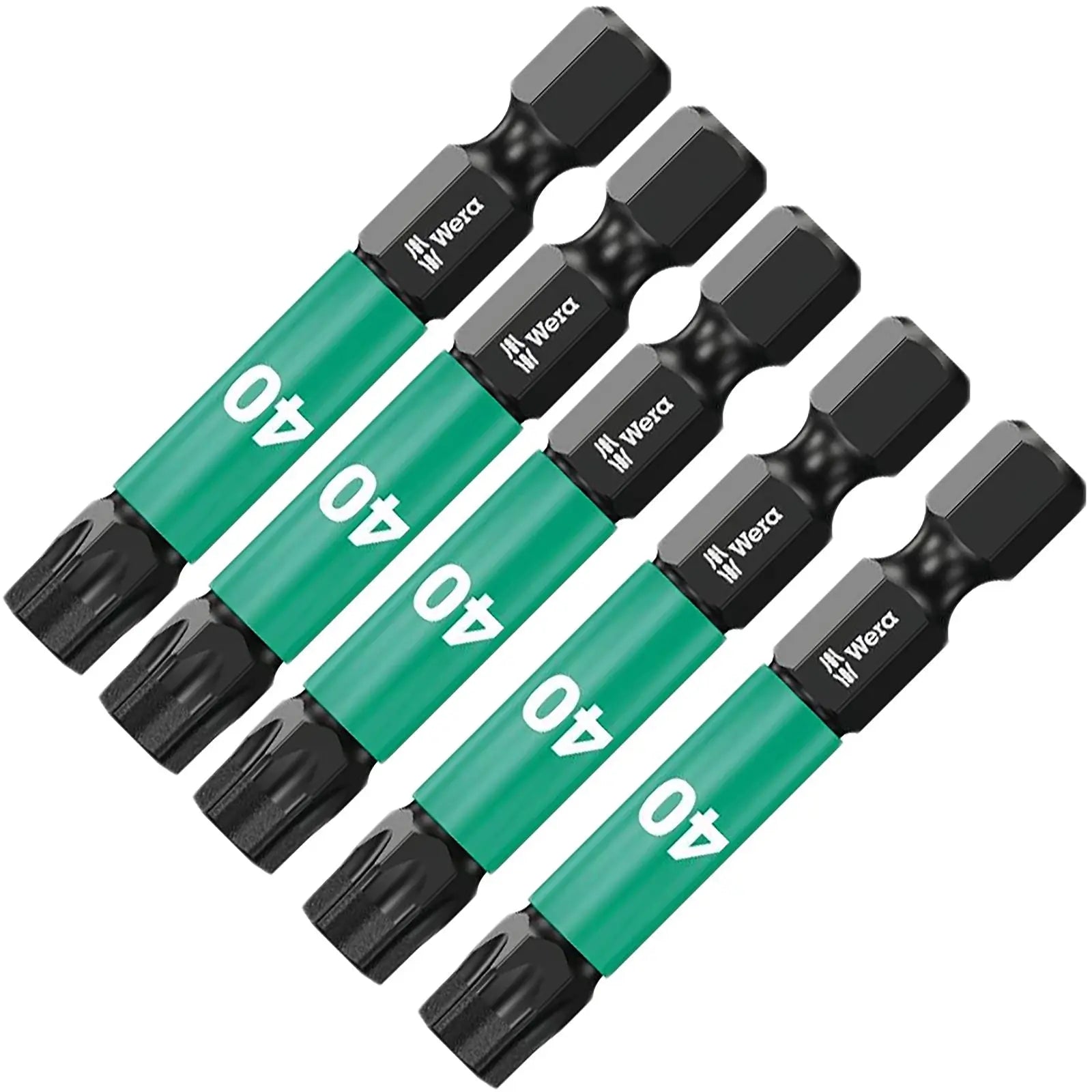 Wera Impaktor Impact Screwdriver Bits Pozi Phillips Torx Hex 25mm 50mm Length 