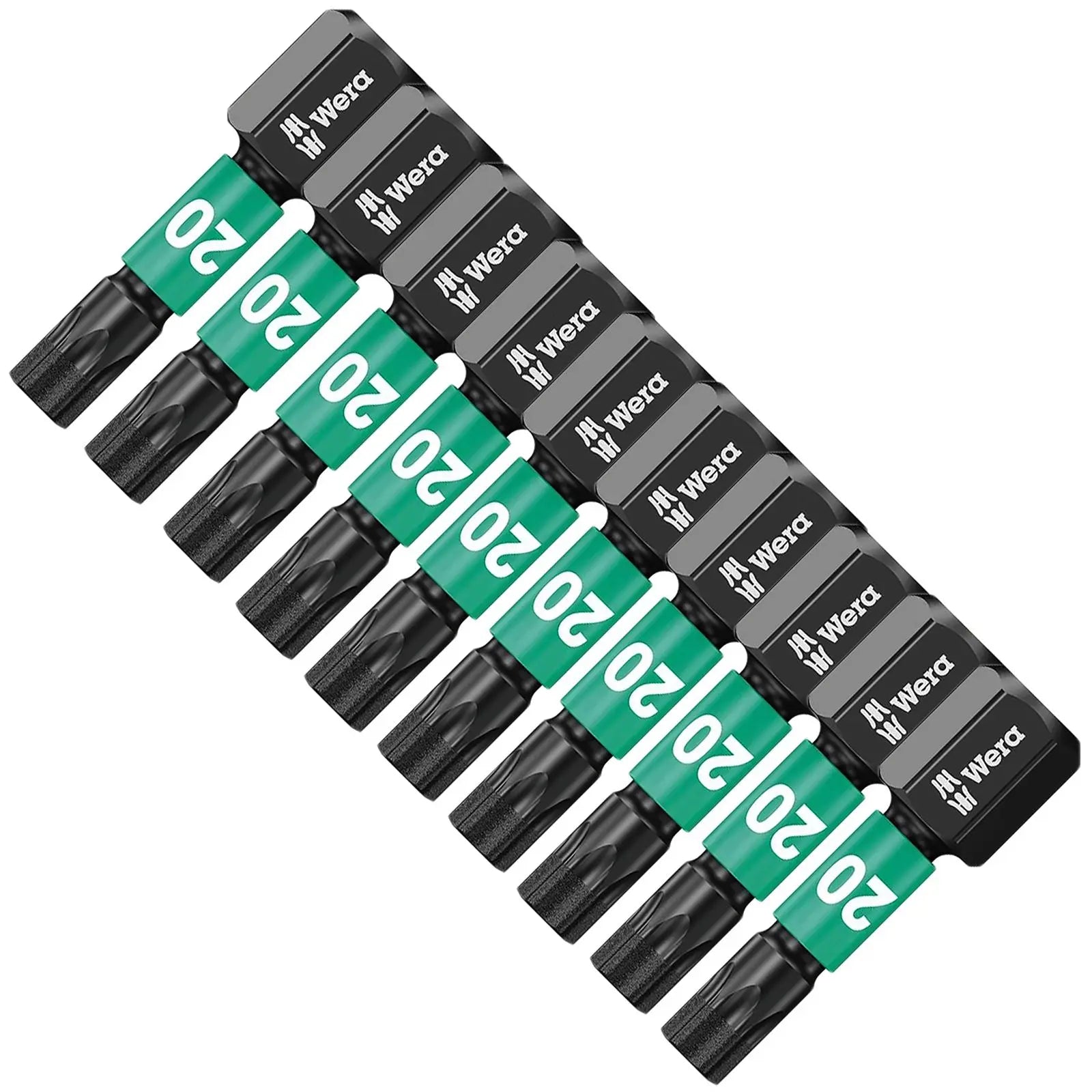 Wera Impaktor Impact Screwdriver Bits Pozi Phillips Torx Hex 25mm 50mm Length 