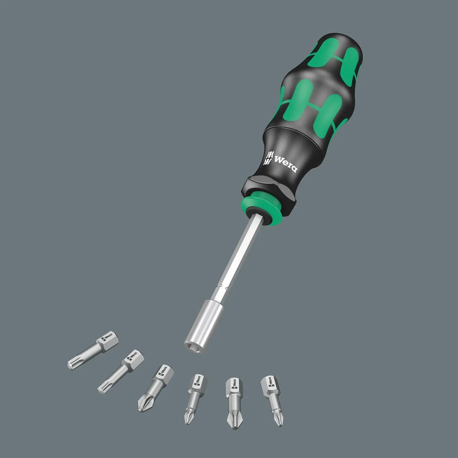 Wera Interchangable Screwdriver Set Kraftform Kompakt 28 SB 7 Pieces  White Rose Tools