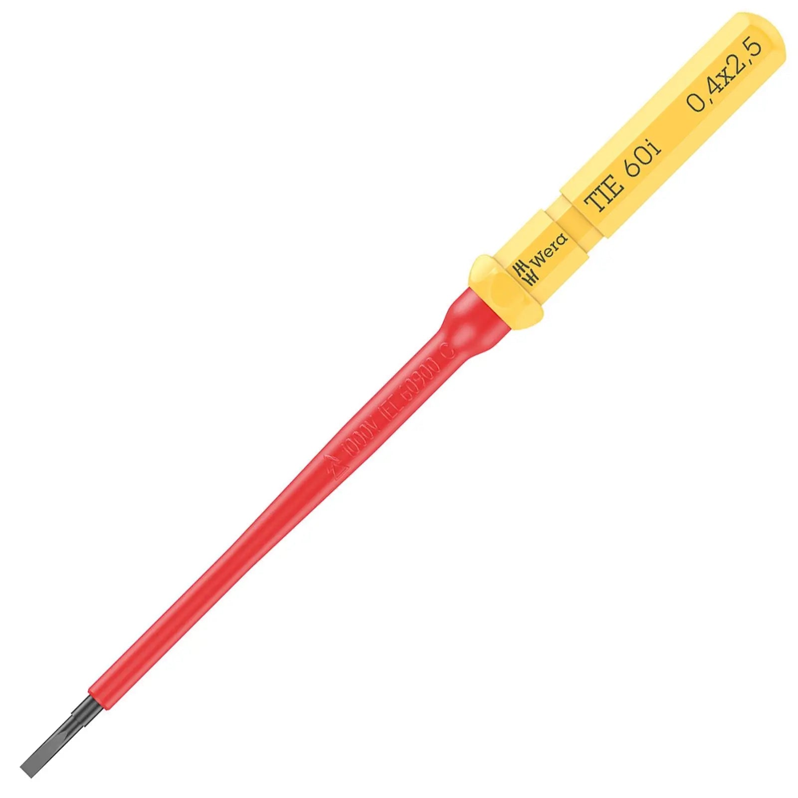 Wera Interchangeable Screwdriver Blade Kraftform Kompakt VDE Take It Easy Colour Coded Loose - Choose Size  White Rose Tools