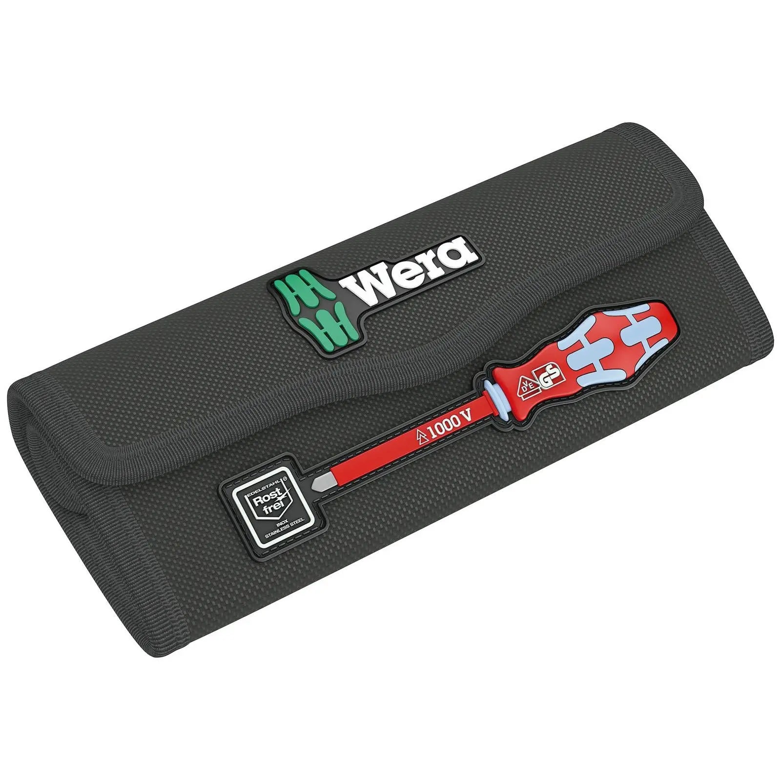 Wera Interchangeable VDE Screwdriver Set Kraftform Kompakt VDE Stainless 17 Extra Slim 1 Tool Finder 17 Pieces  White Rose Tools