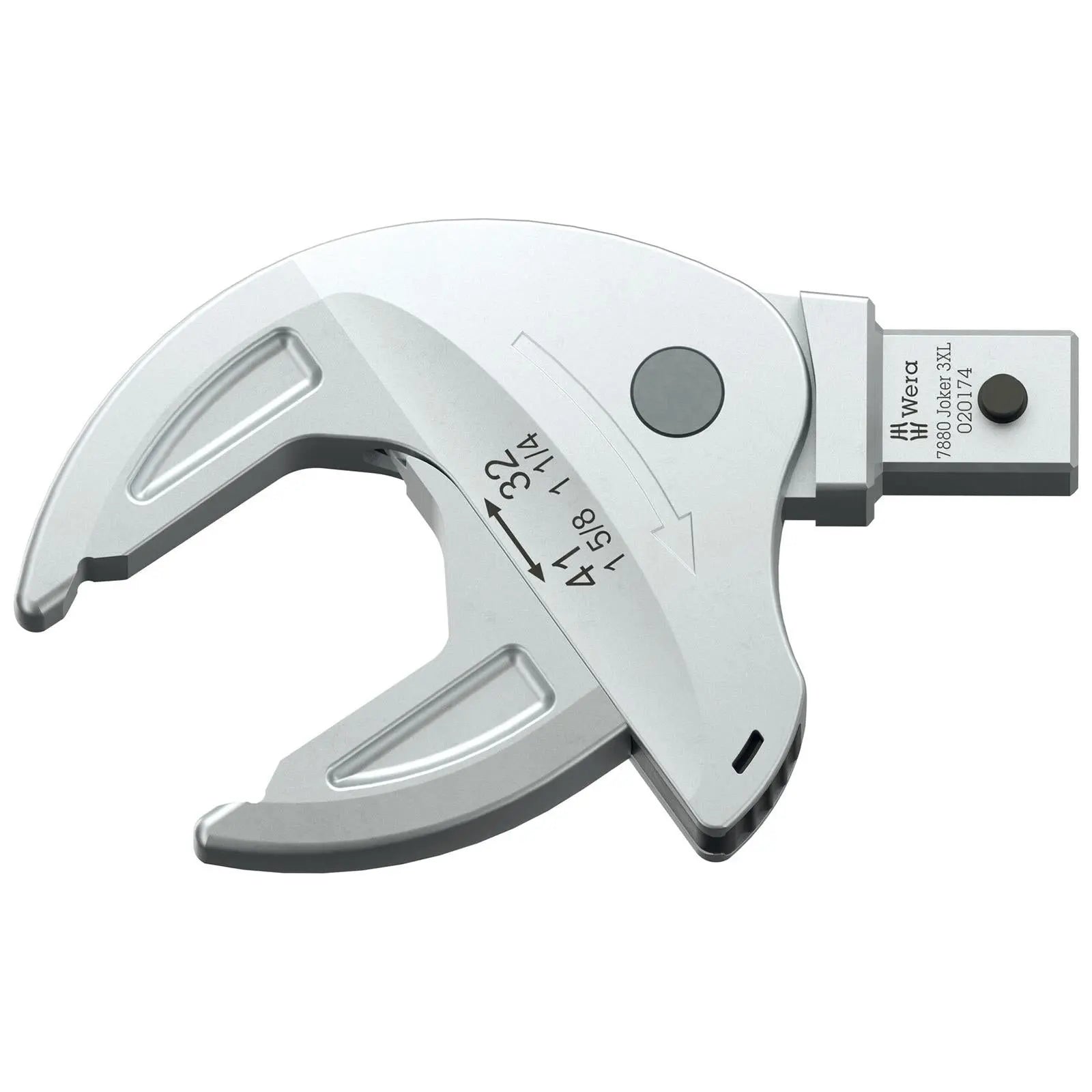 Wera Joker Spanner Wrench 3XL 32-41mm 7880 Self Setting Insert for Click Torque X 14x18mm Mounting  White Rose Tools
