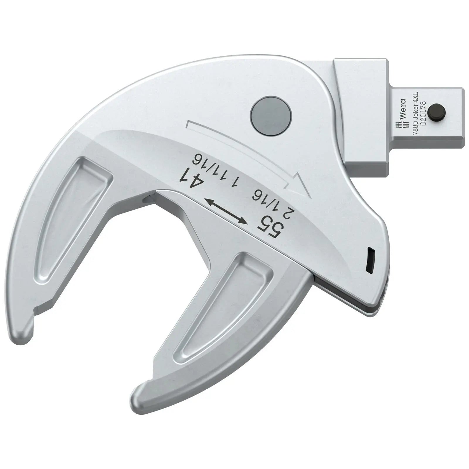 Wera Joker Spanner Wrench 4XL 41-55mm 7880 Self Setting Insert for Click Torque X 14x18mm Mounting  White Rose Tools