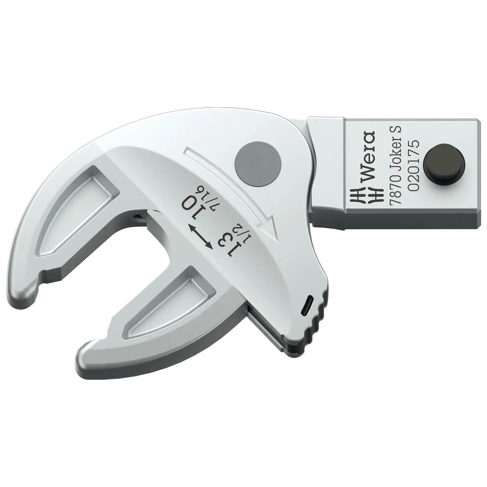 Wera Joker Spanner Wrench S 10-13mm 7870 Self Setting Insert for Click Torque X 9x12mm Mounting  White Rose Tools